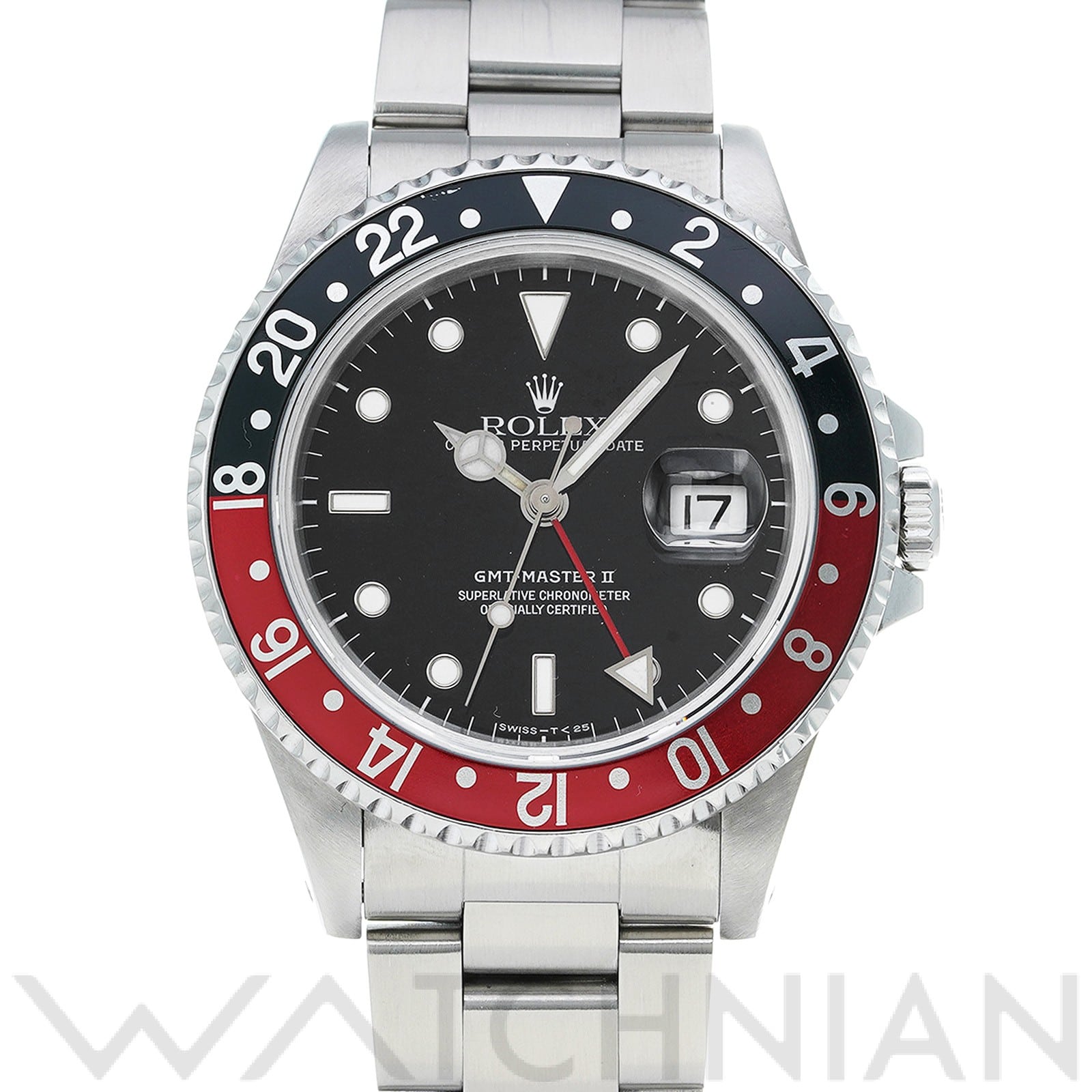 ロレックス GMTマスターII 16710 ブラック メンズ 時計 【中古】【wristwatch】