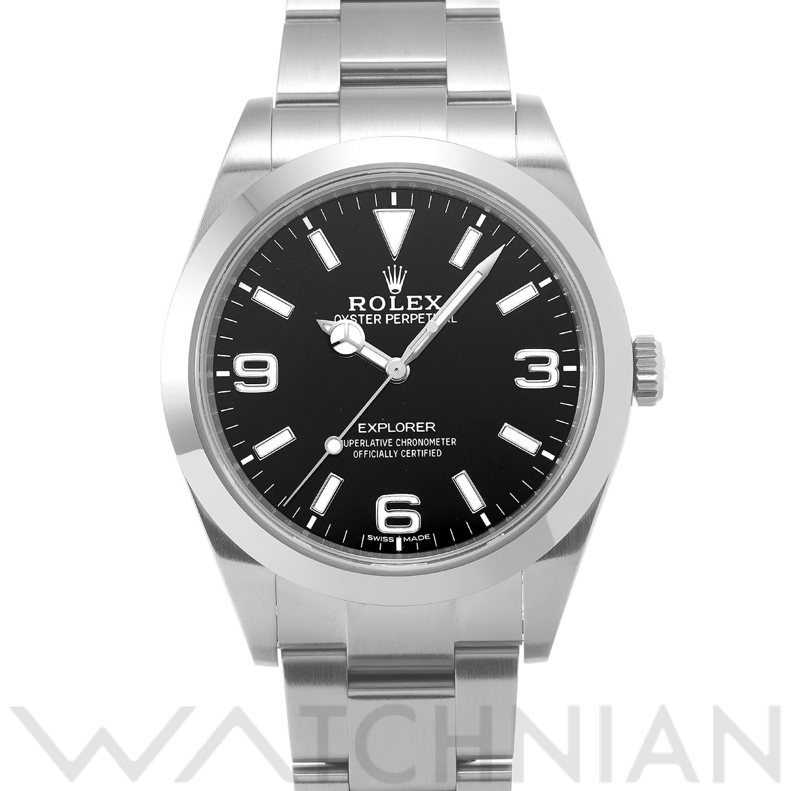 ロレックス エクスプローラー 214270 ブラック メンズ 時計 【中古】【wristwatch】