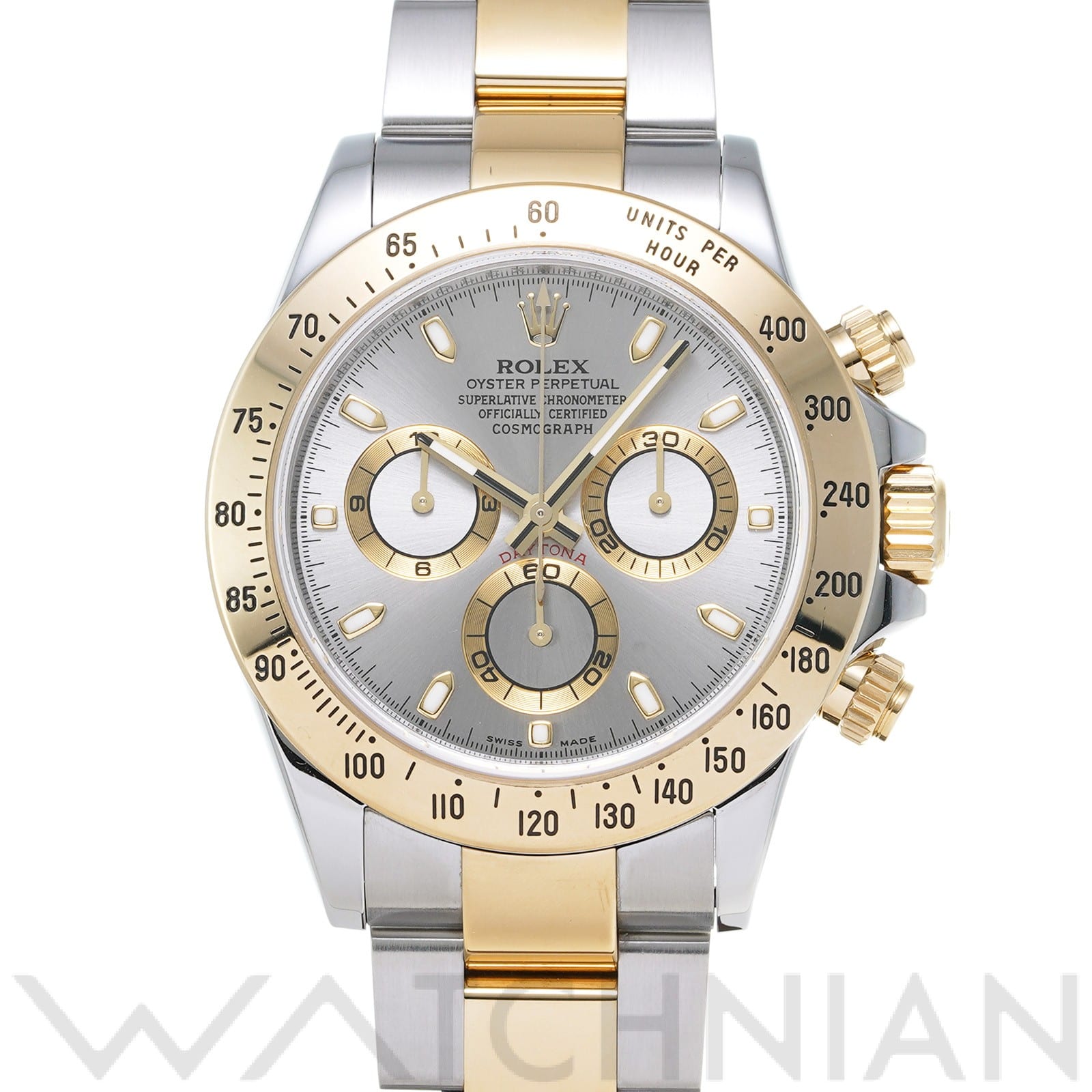 ロレックス コスモグラフ デイトナ 116523 グレー メンズ 時計 【中古】【wristwatch】
