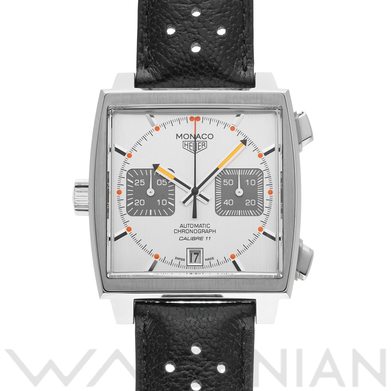 モナコ キャリバー11 クロノグラフ スティーブ・マックイーン CAW211C.FC6241 シルバー/グレー タグホイヤー TAG HEUER メンズ 【中古】