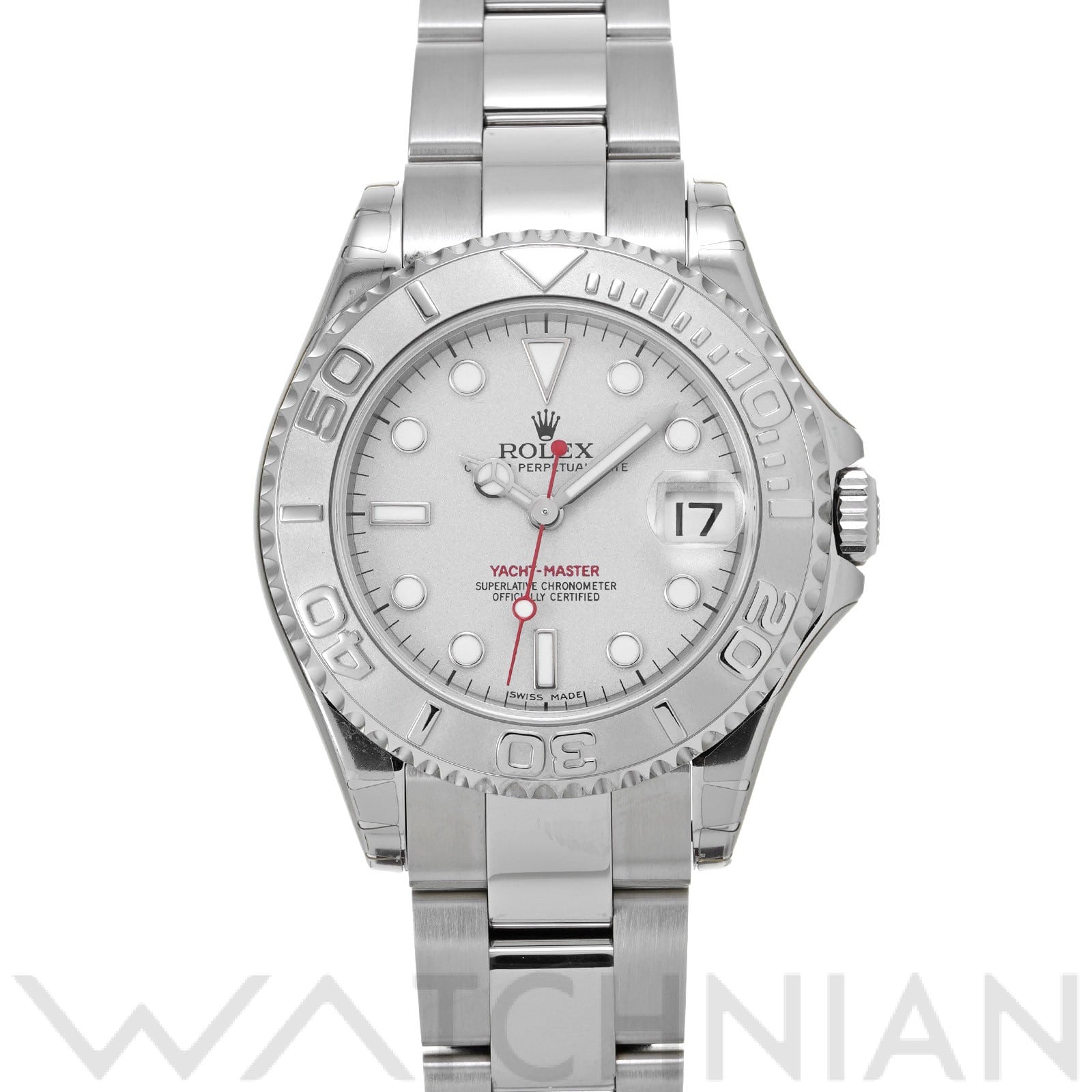 ヨットマスター ロレジウム 168622 Y番(2003年頃製造) グレー ロレックス ROLEX ユニセックス 【中古】