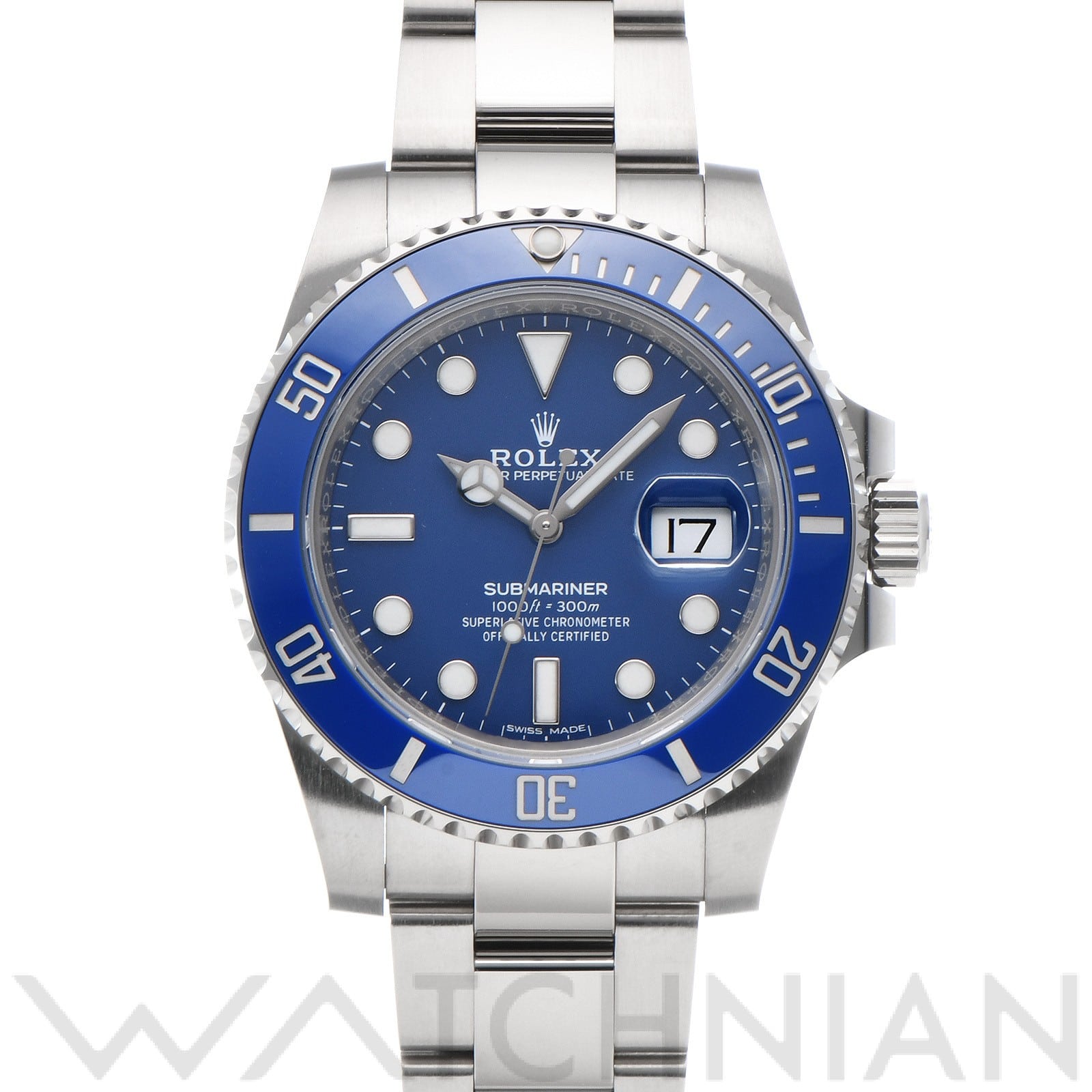 サブマリーナ デイト 116619LB ランダムシリアル ブルー ロレックス ROLEX メンズ 【中古】