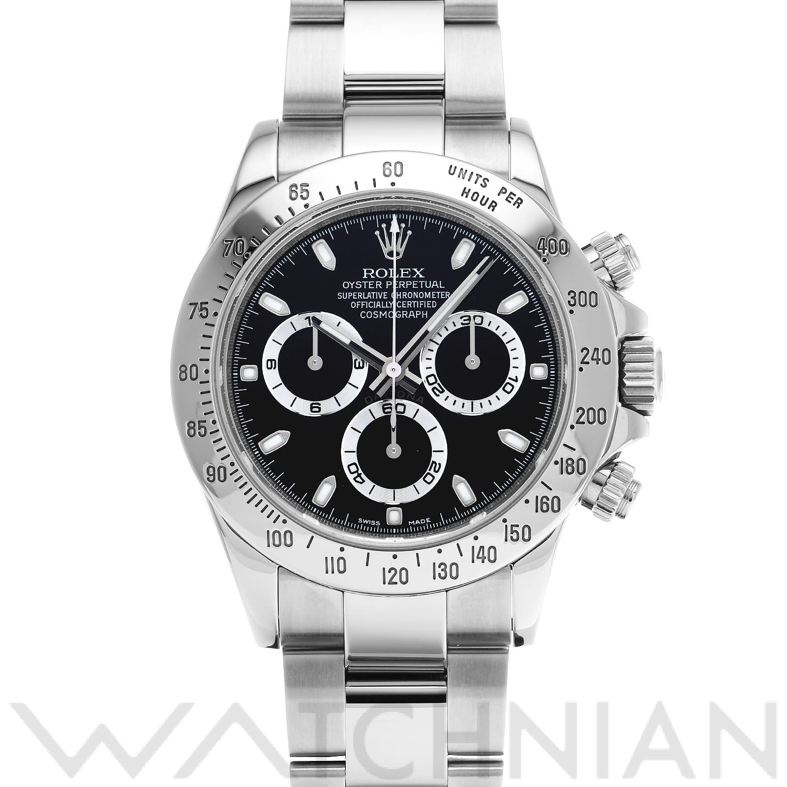 ロレックス コスモグラフ デイトナ 116520 ブラック メンズ 時計 【中古】【wristwatch】