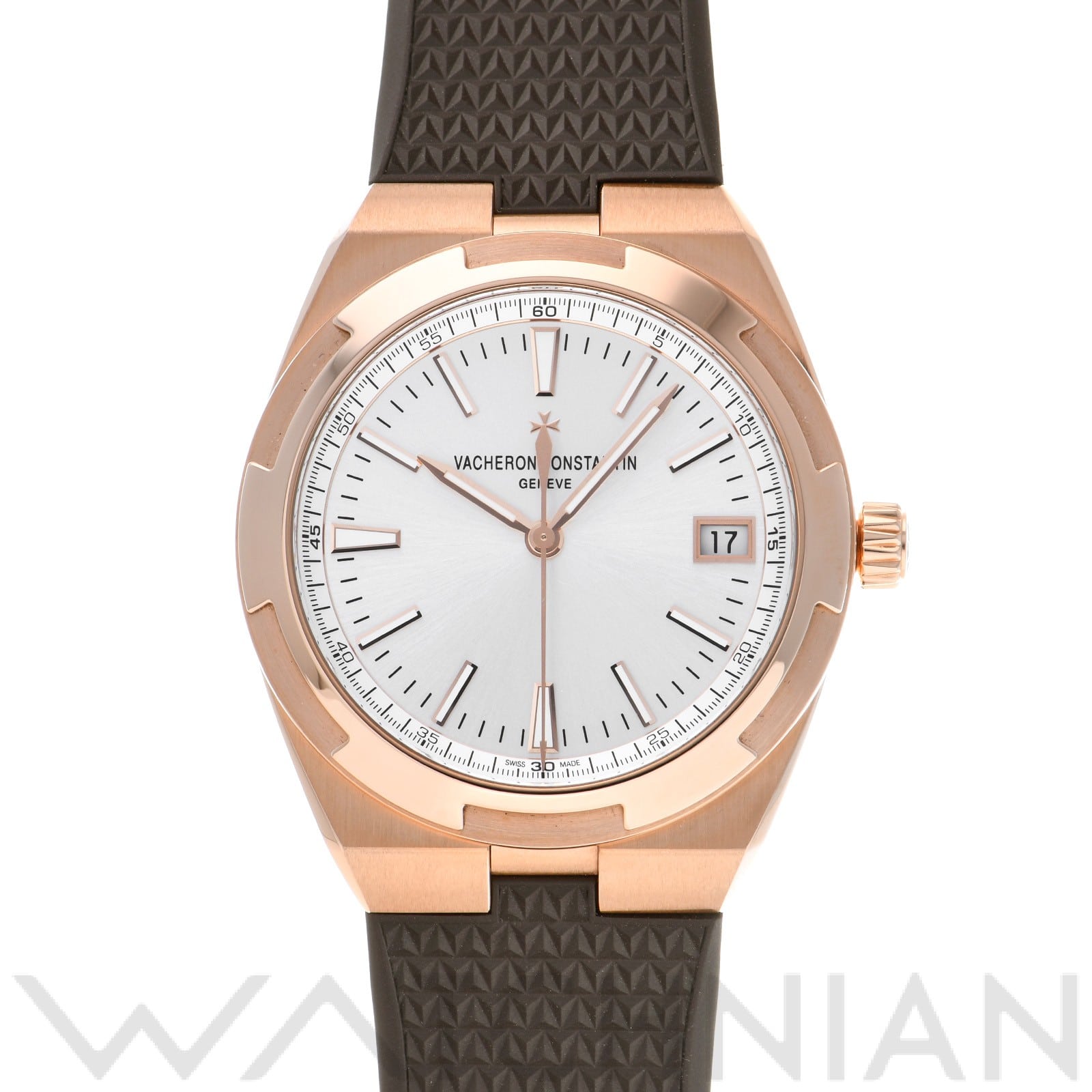 オーバーシーズ 4500V/000R-B127 シルバー ヴァシュロン コンスタンタン VACHERON CONSTANTIN メンズ 【中古】