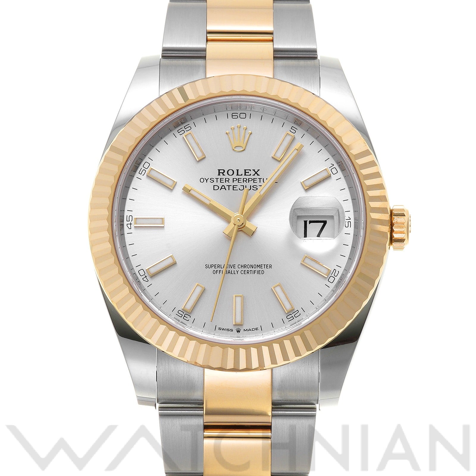 ロレックス デイトジャスト 41 126333 シルバー メンズ 時計 【中古】【wristwatch】