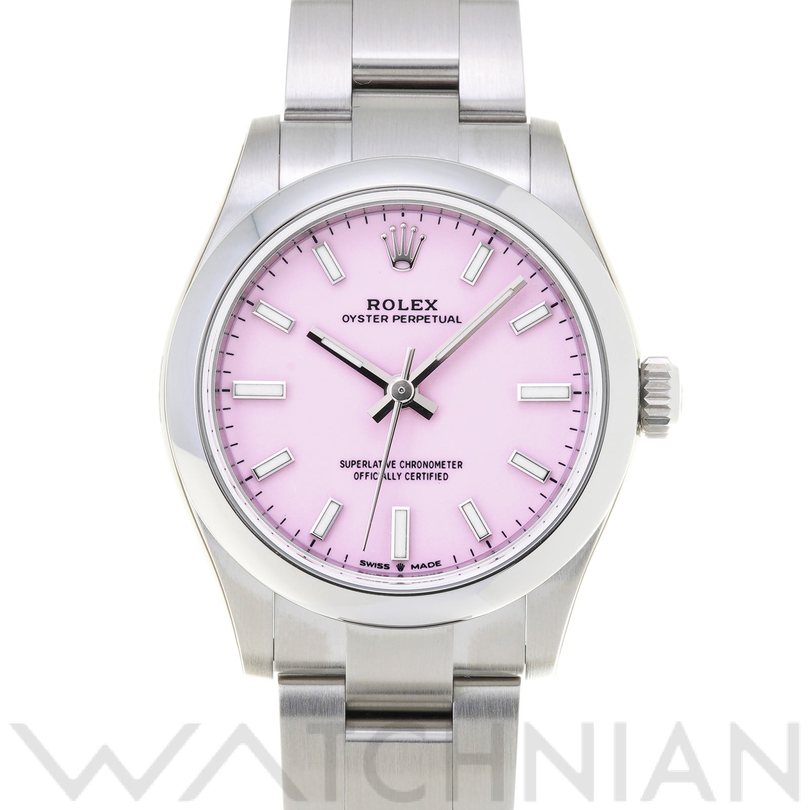 ロレックス / ROLEX オイスターパーペチュアル 31 277200 キャンディピンク ユニセックス 時計 【中古】【wristwatch】
