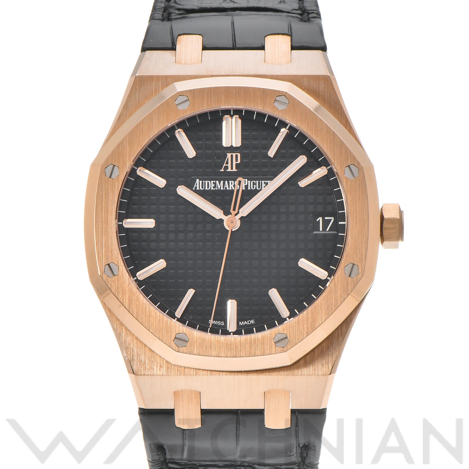 オーデマ ピゲ ロイヤルオーク 15500OR.OO.D002CR.01 ブラック メンズ 時計 【中古】【wristwatch】