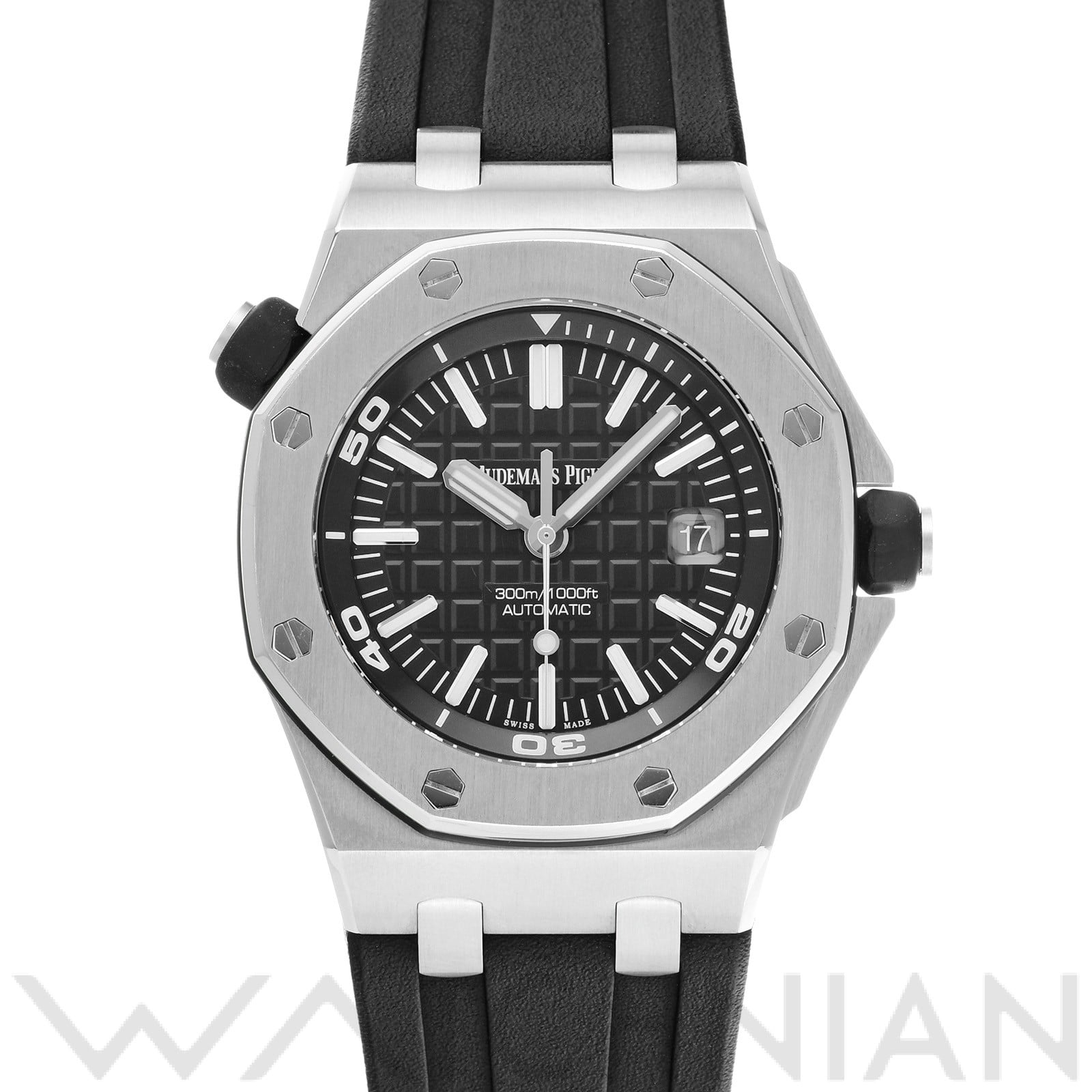 オーデマ ピゲ ロイヤルオーク オフショア ダイバー 15710ST.OO.A002CA.01 ブラック メンズ 時計 【中古】【wristwatch】