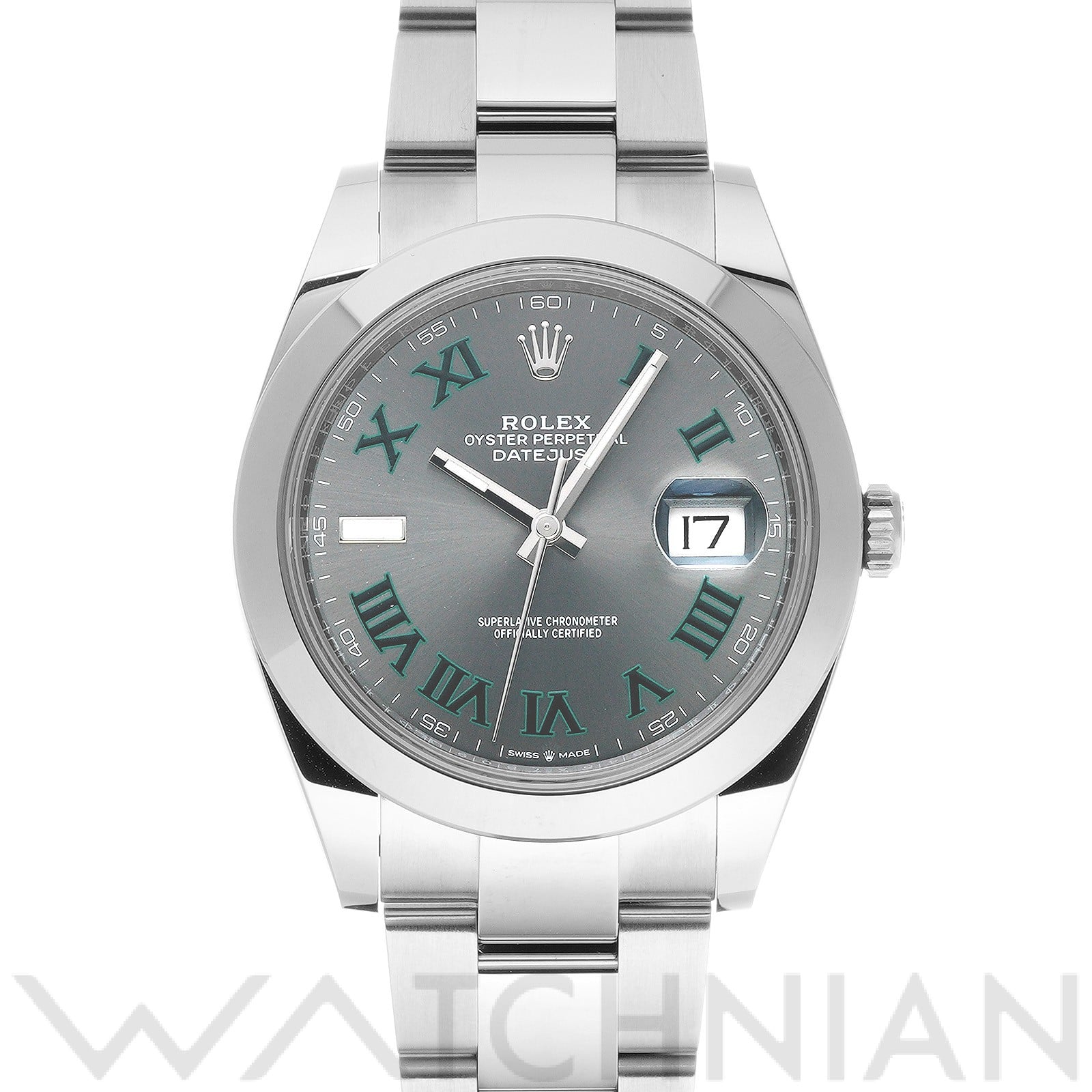 ロレックス / ROLEX デイトジャスト 41 126300 スレート メンズ 時計 【中古】【wristwatch】