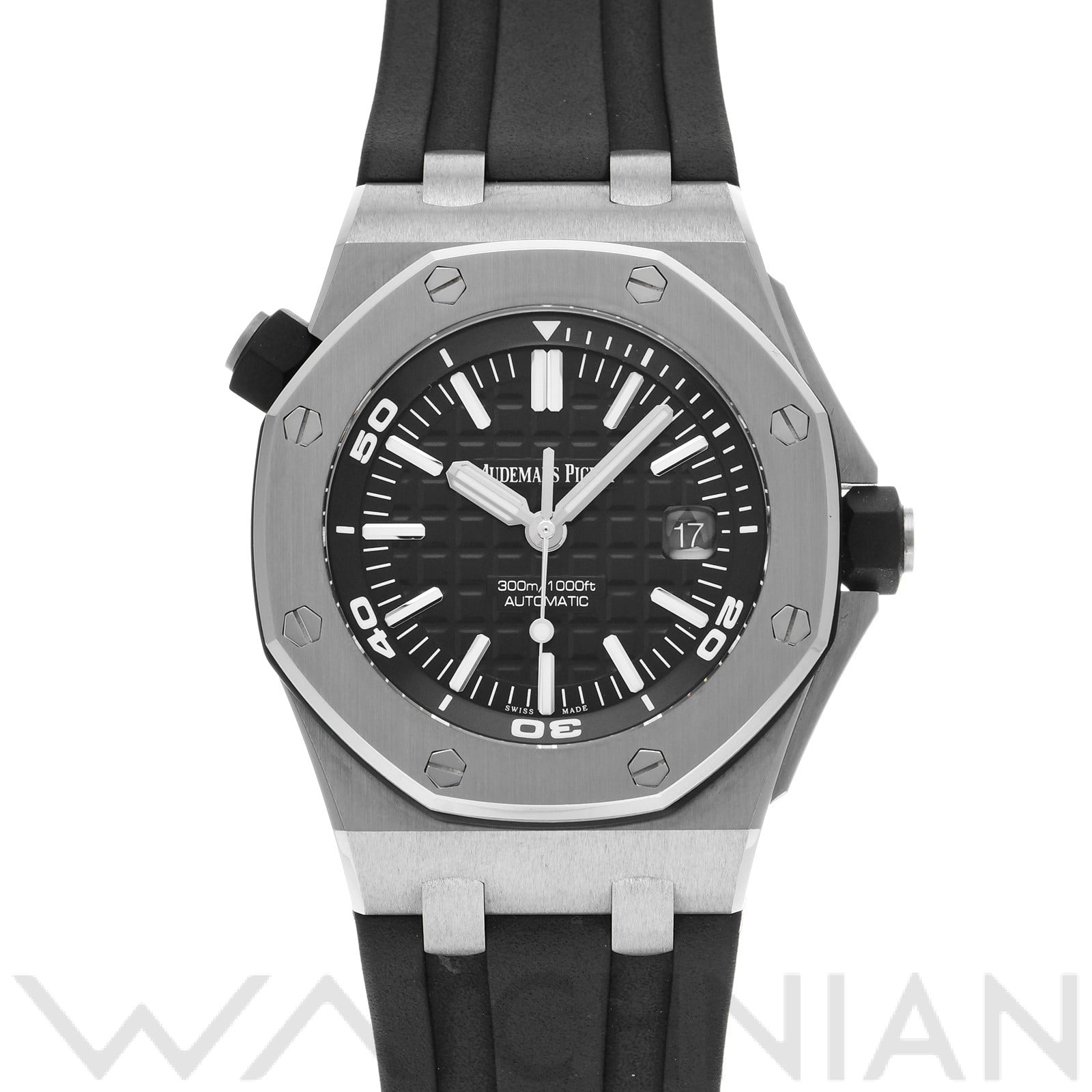 オーデマ ピゲ ロイヤルオーク オフショア ダイバー 15710ST.OO.A002CA.01 ブラック メンズ 時計 【中古】【wristwatch】