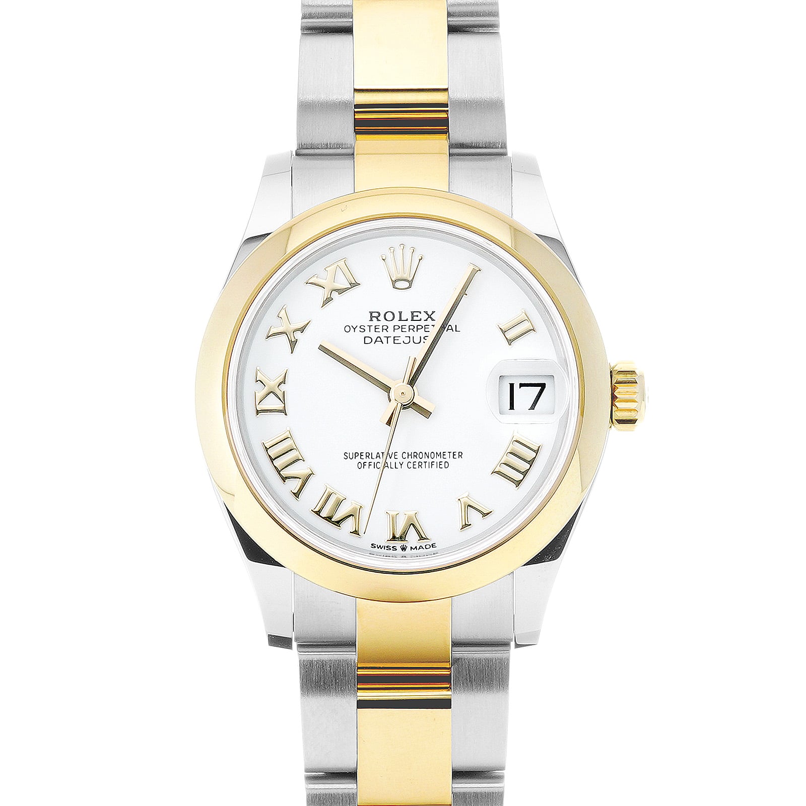 ロレックス デイトジャスト 31 278243 ホワイト ユニセックス 時計 【中古】【wristwatch】