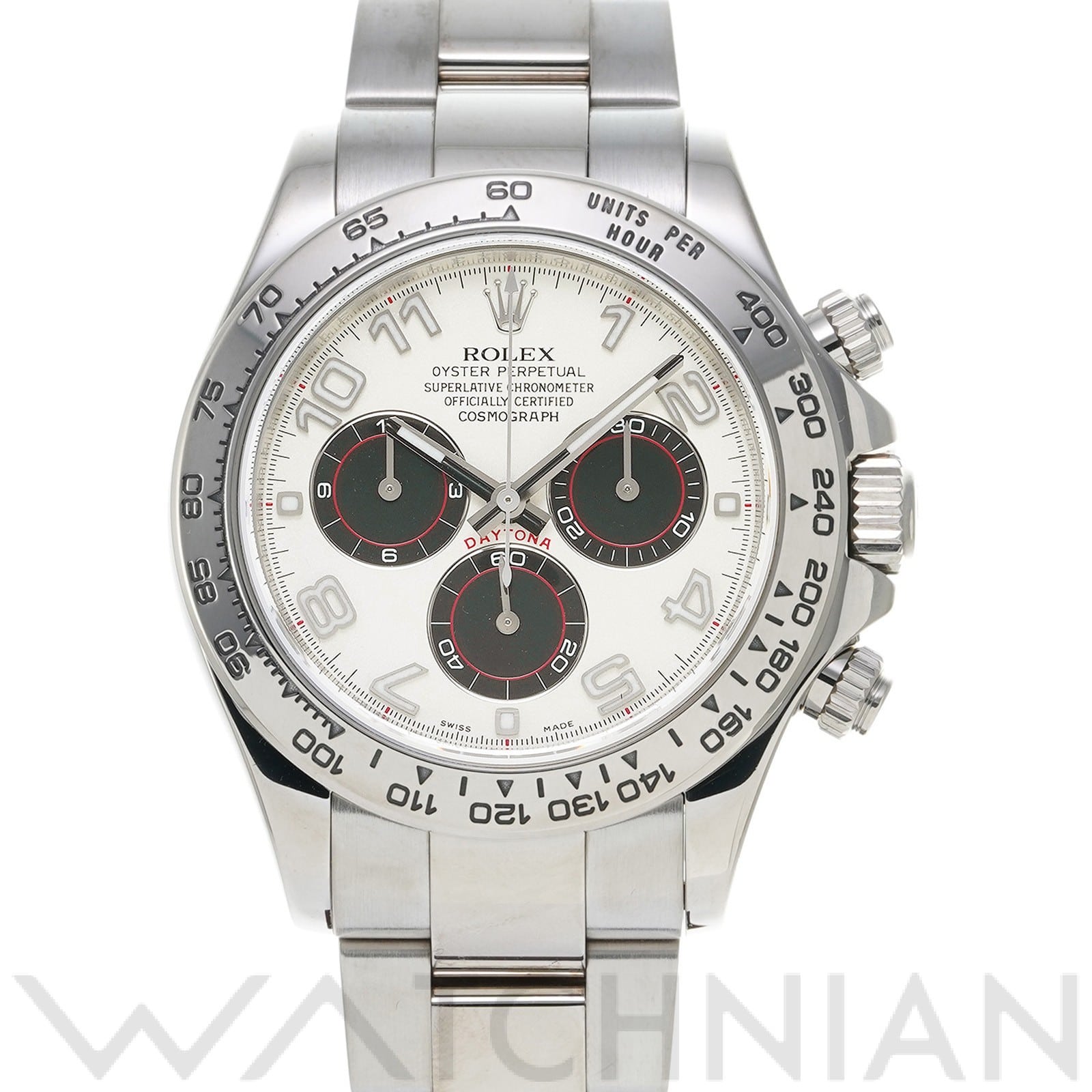 ロレックス コスモグラフ デイトナ 116509 ホワイト/ブラック メンズ 時計 【中古】【wristwatch】