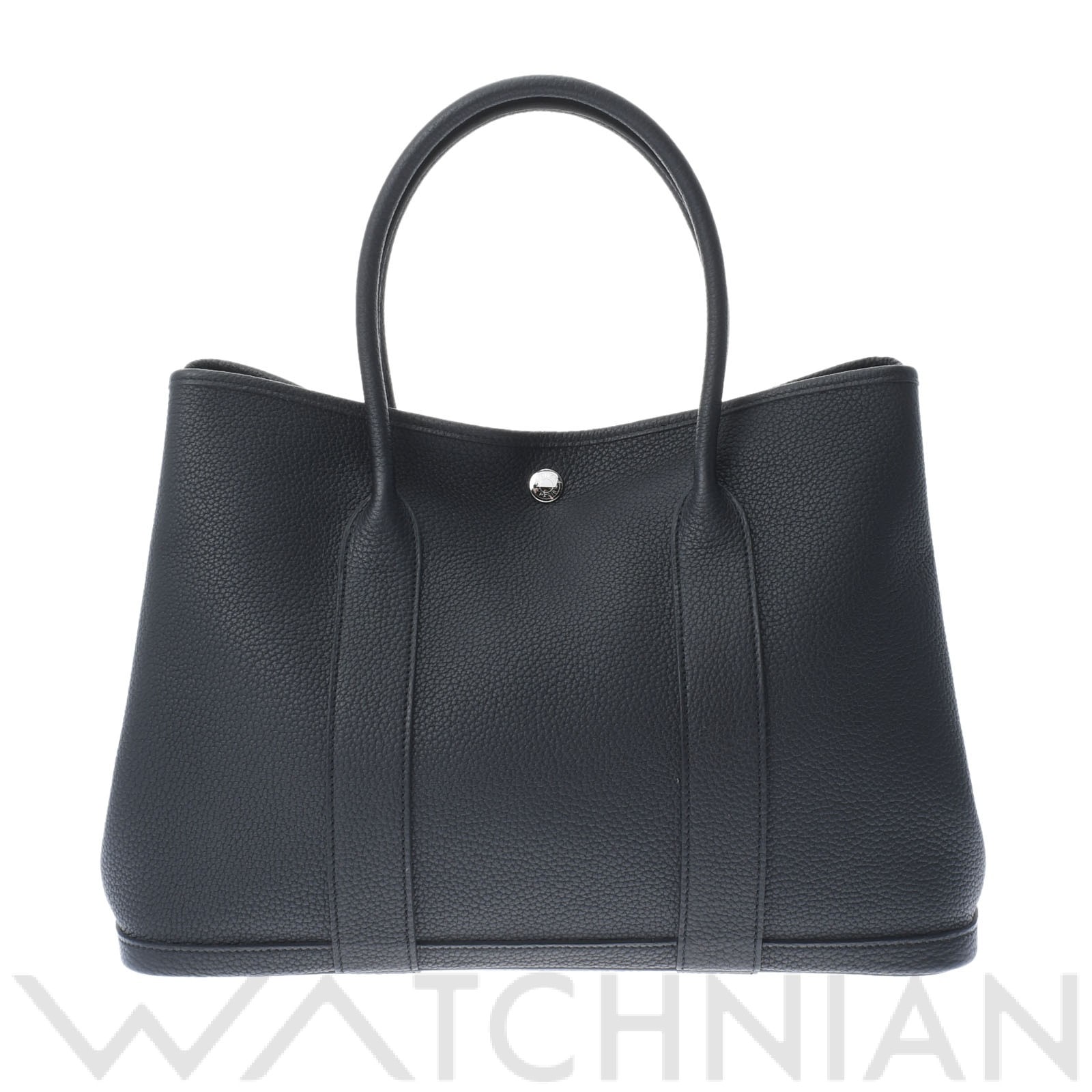 エルメス / HERMES ガーデンパーティ PM トートバッグ 黒/パラジウム金具 ネゴンダ レディース バッグ 【未使用】【bag】