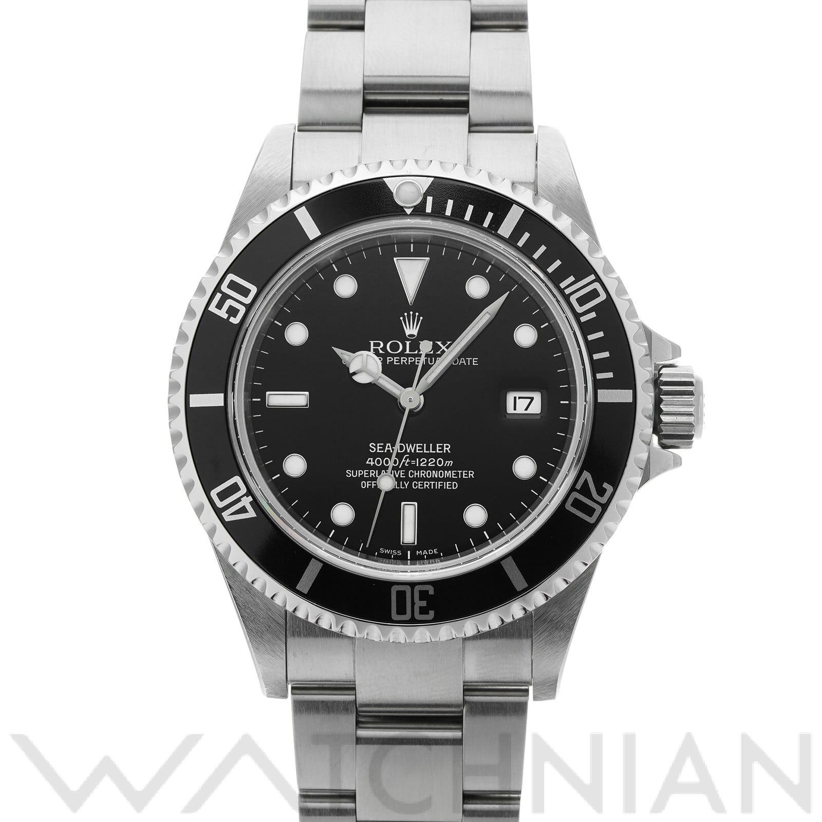 ロレックス シードゥエラー 16600 ブラック メンズ 時計 【中古】【wristwatch】