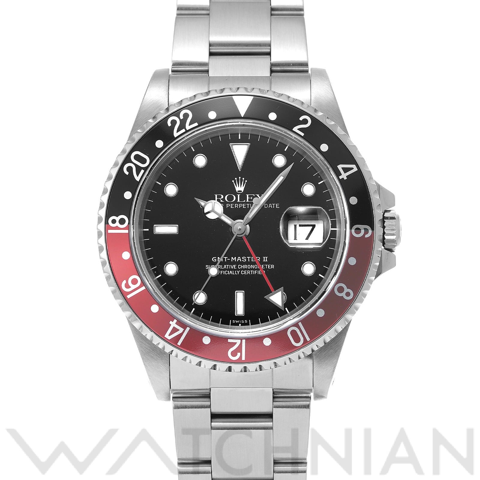 ロレックス GMTマスターII 16710 ブラック メンズ 時計 【中古】【wristwatch】