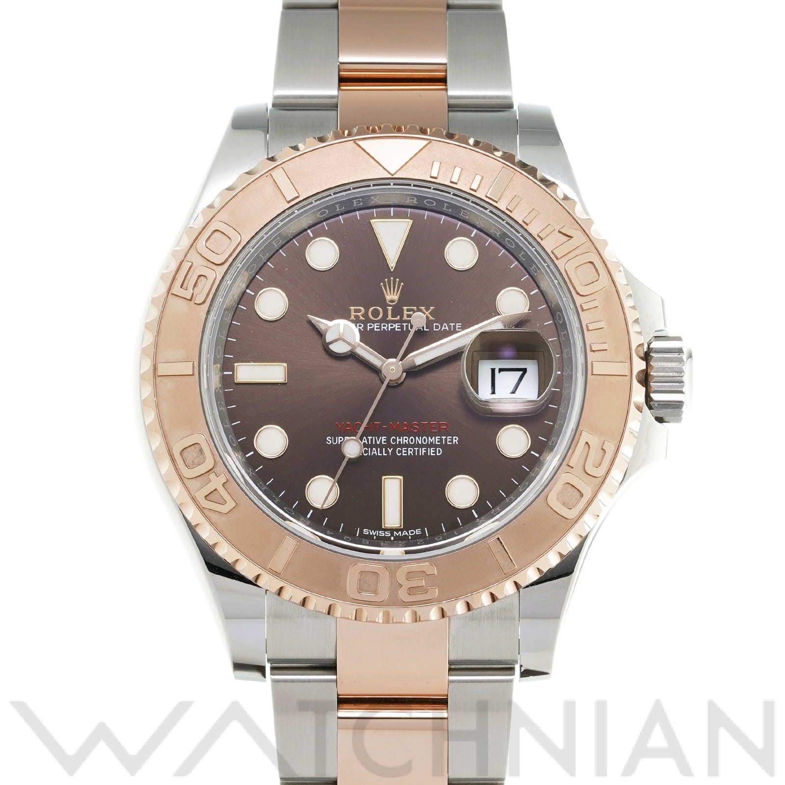 ヨットマスター 40 116621 ランダムシリアル チョコレートブラウン ロレックス ROLEX メンズ 【中古】