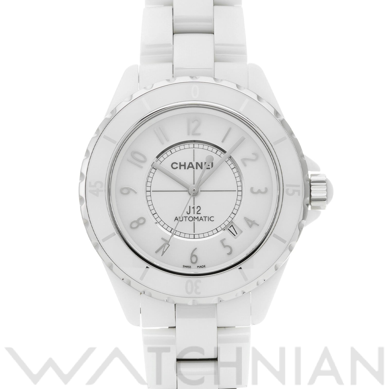 シャネル / CHANEL J12 42 H2981 ホワイト メンズ 時計 【中古】【wristwatch】