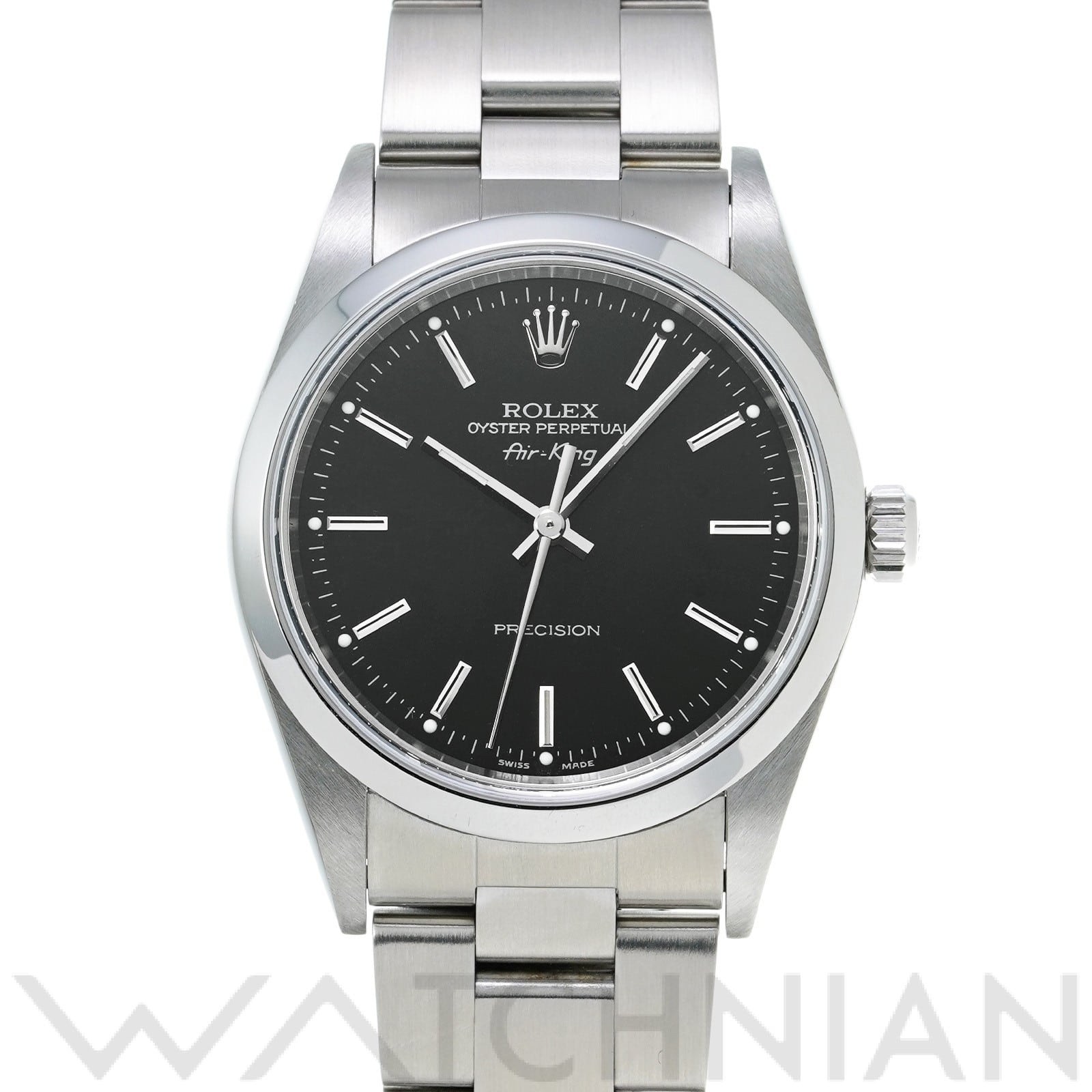 ロレックス エアキング 14000M ブラック メンズ 時計 【中古】【wristwatch】