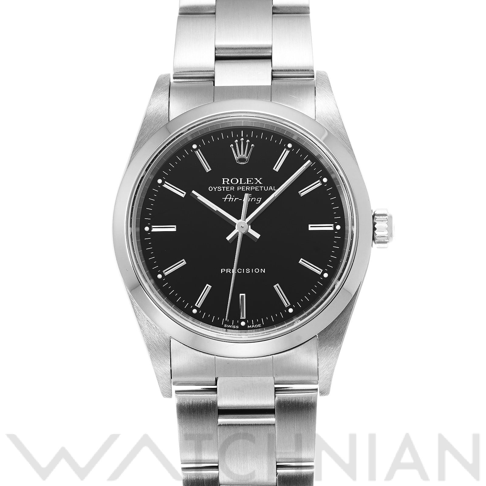 ロレックス エアキング 14000 ブラック メンズ 時計 【中古】【wristwatch】