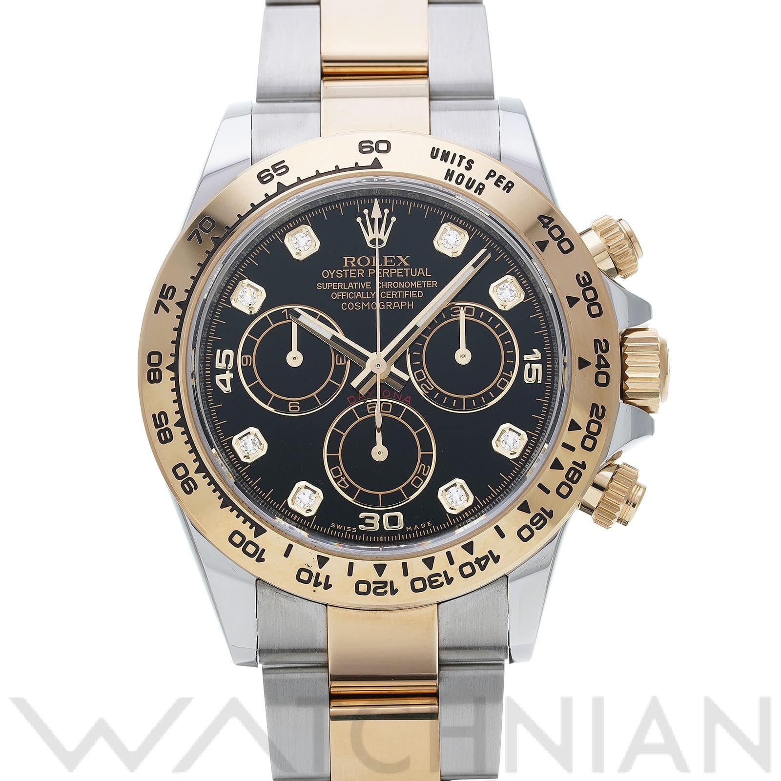 ロレックス コスモグラフ デイトナ 116503G ブラック/ダイヤモンド メンズ 時計 【中古】【wristwatch】