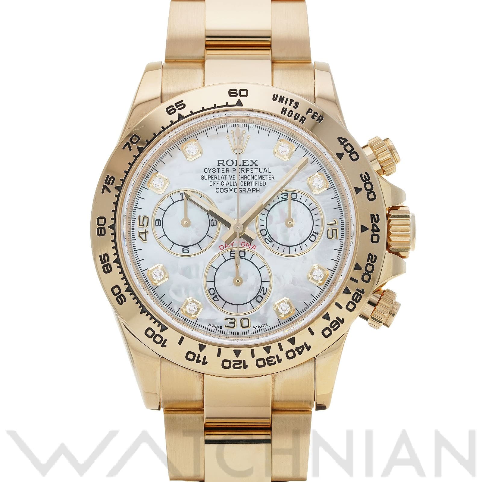 ロレックス コスモグラフ デイトナ 116508NG ホワイトシェル/ダイヤモンド メンズ 時計 【中古】【wristwatch】