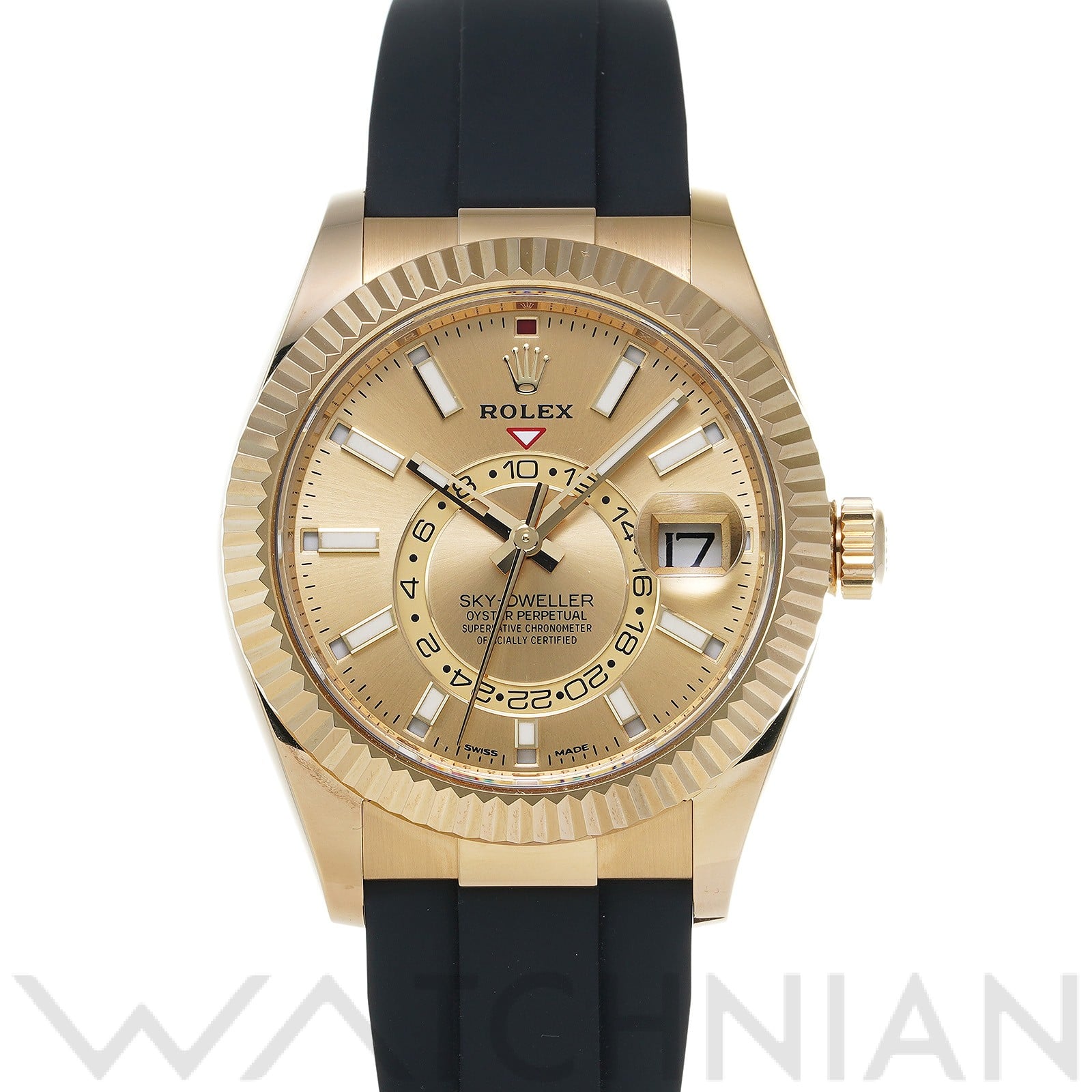 ロレックス / ROLEX スカイドゥエラー 326238 シャンパン メンズ 時計 【中古】【wristwatch】