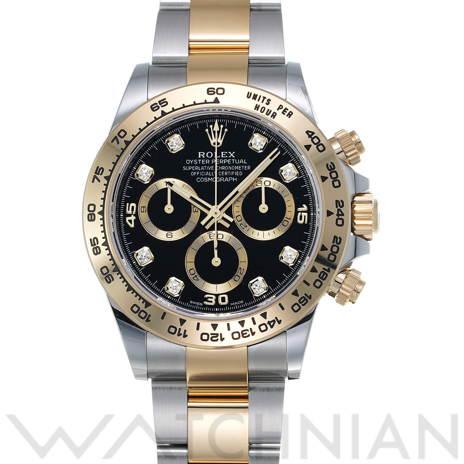ロレックス コスモグラフ デイトナ 116503G ブラック/ダイヤモンド メンズ 時計 【中古】【wristwatch】