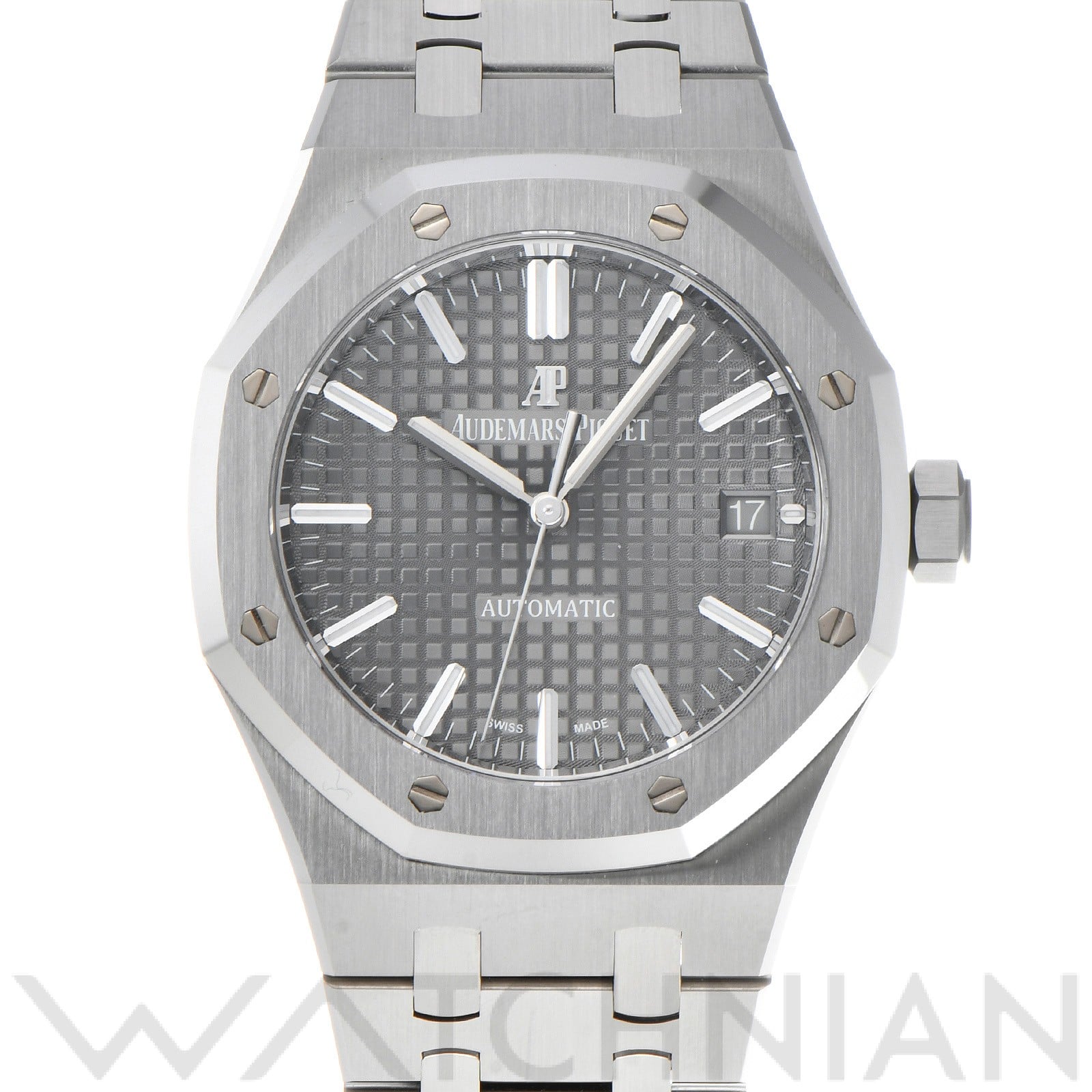 オーデマ ピゲ ロイヤルオーク 15450ST.OO.1256ST.02 グレー ユニセックス 時計 【中古】【wristwatch】