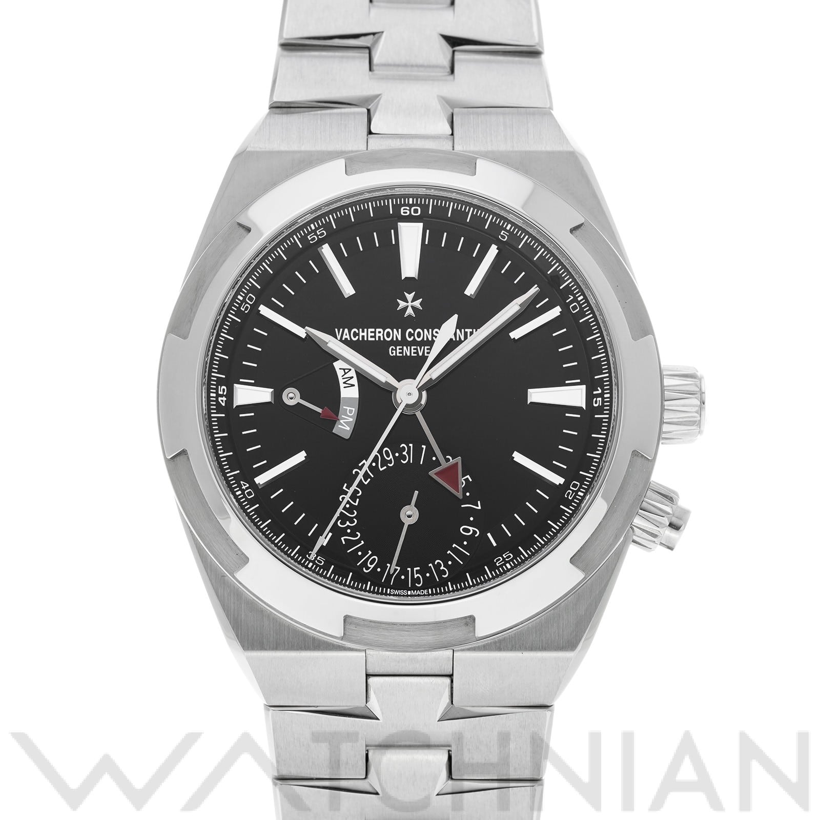 ヴァシュロン コンスタンタン / VACHERON CONSTANTIN オーバーシーズ デュアルタイム 7900V/110A-B546 ブラック メンズ 時計 【中古】【wristwatch】