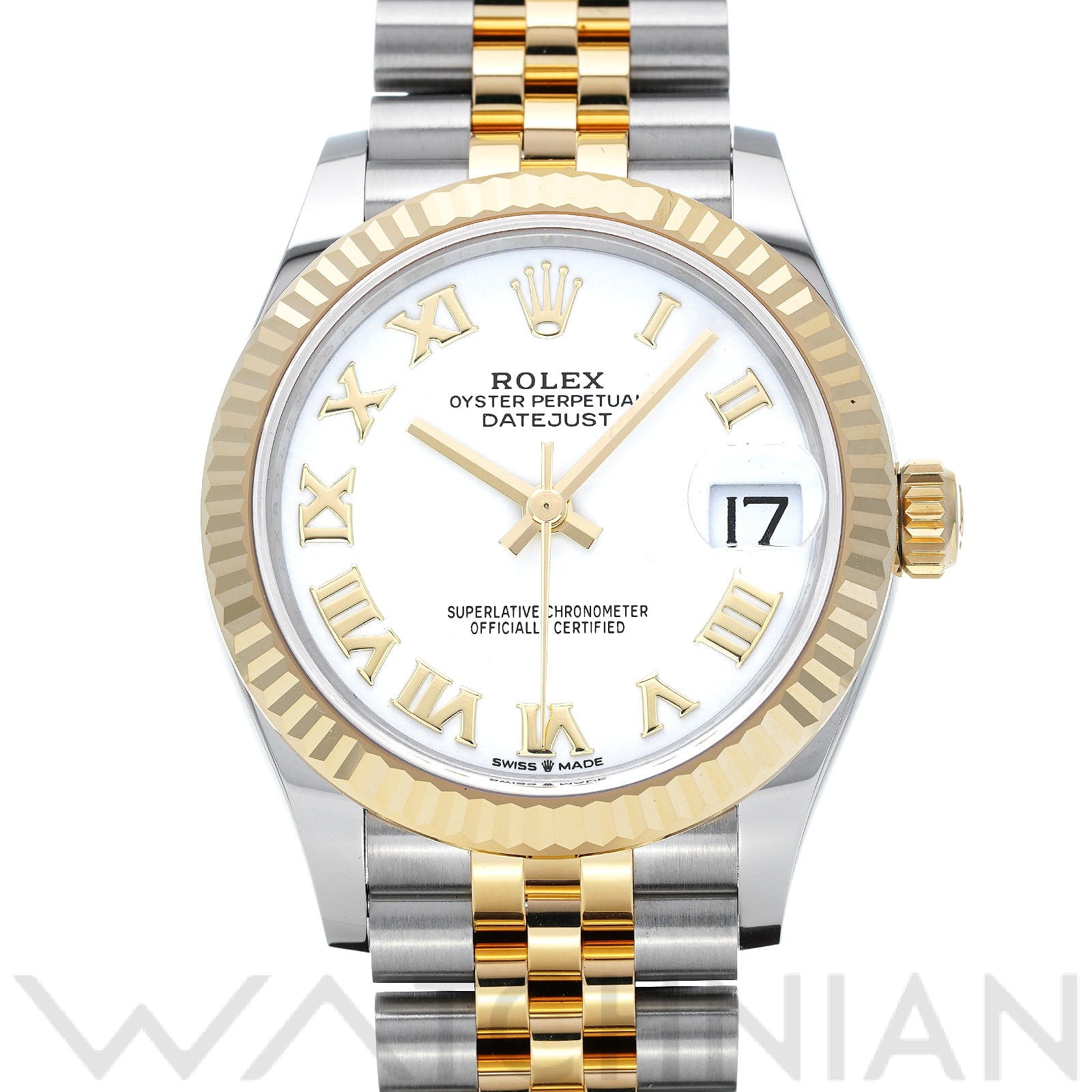 ロレックス デイトジャスト 31 278273 ホワイト ユニセックス 時計 【中古】【wristwatch】