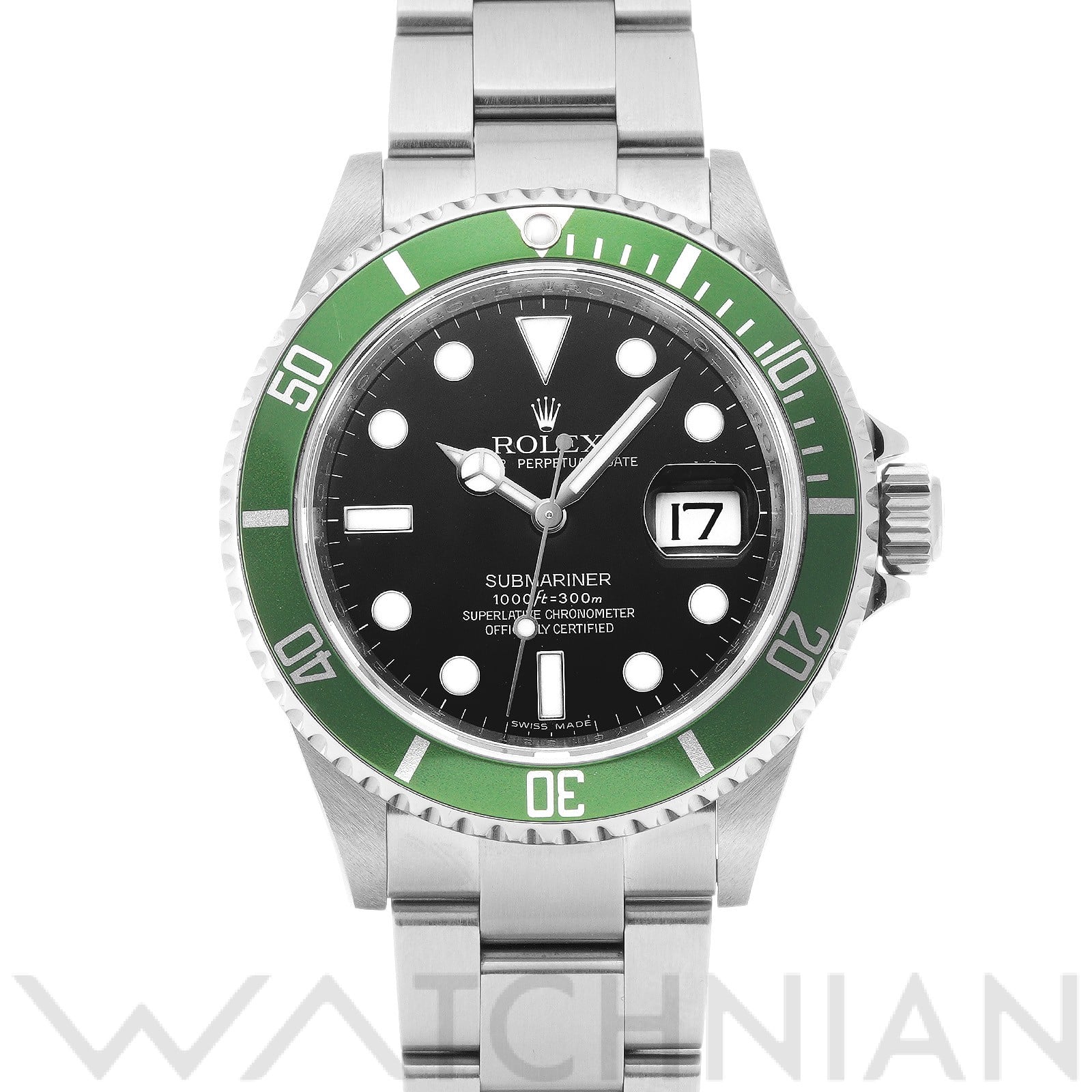 ロレックス サブマリーナ デイト 16610LV ブラック メンズ 時計 【中古】【wristwatch】