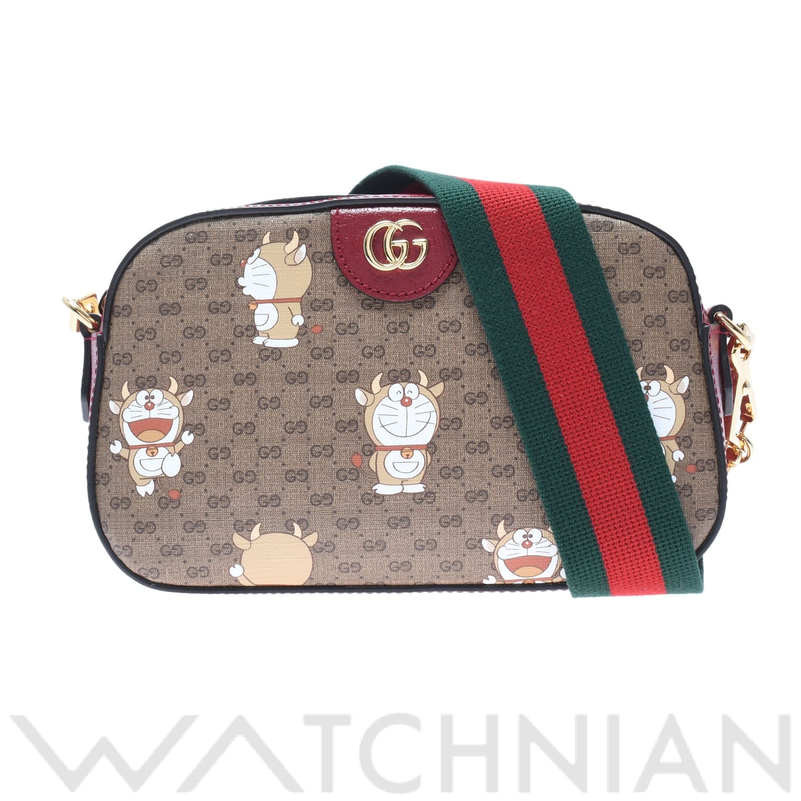 グッチ / GUCCI ドラえもんコラボ ベージュ/ボルドー 574886-525040 ミニGGスプリームキャンバス レディース バッグ 【未使用】【 bag】: ブランドバッグ｜WATCHNIAN(ウォッチニアン)公式通販/旧一風騎士