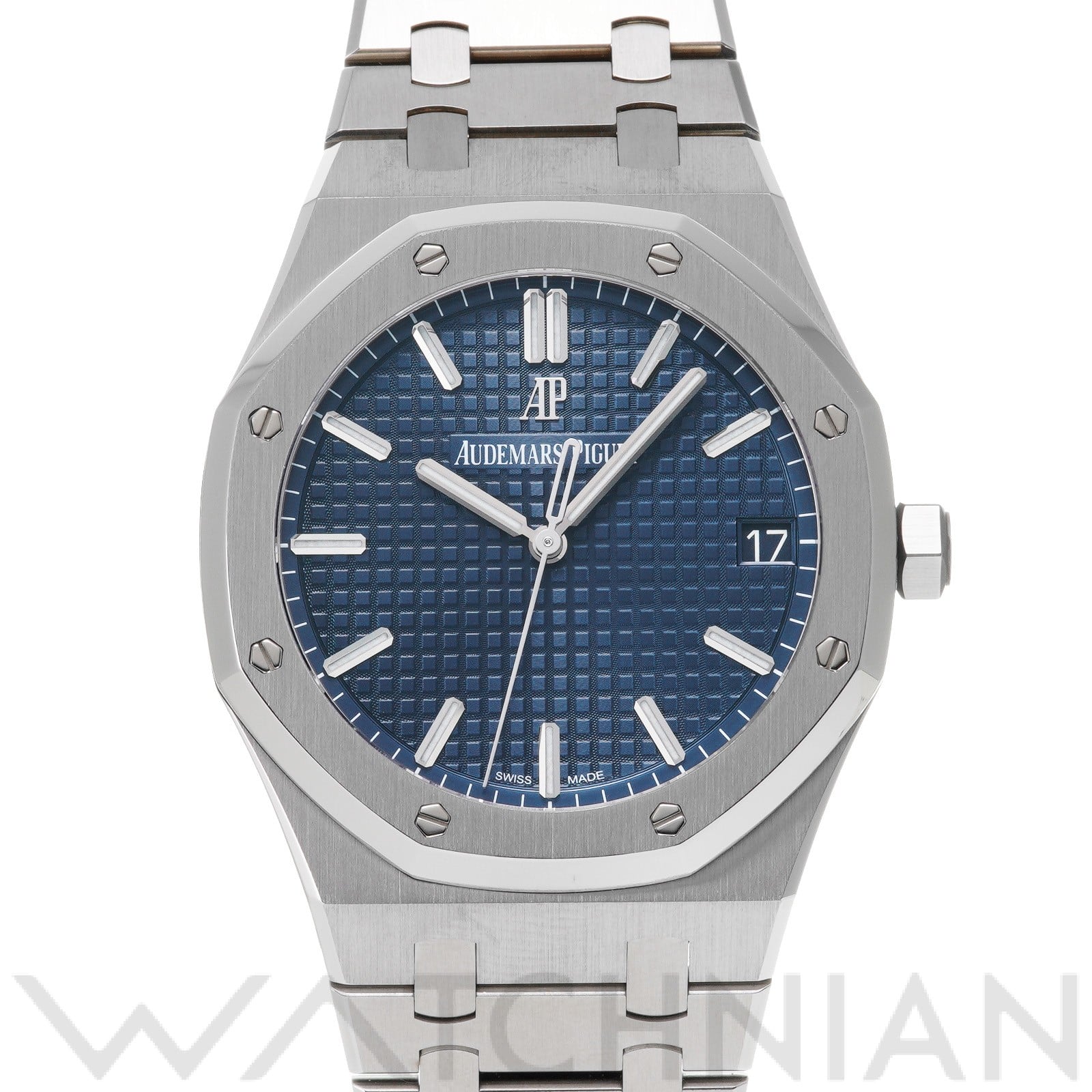 オーデマ ピゲ ロイヤルオーク 15500ST.OO.1220ST.01 ブルー メンズ 時計 【中古】【wristwatch】