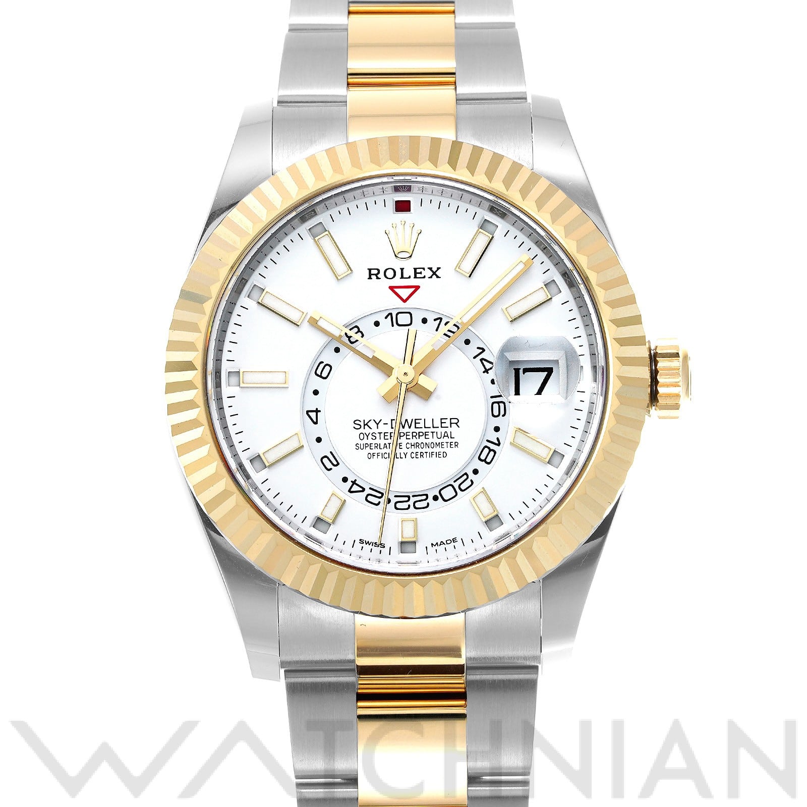 ロレックス / ROLEX スカイドゥエラー 326933 ホワイト メンズ 時計 【中古】【wristwatch】