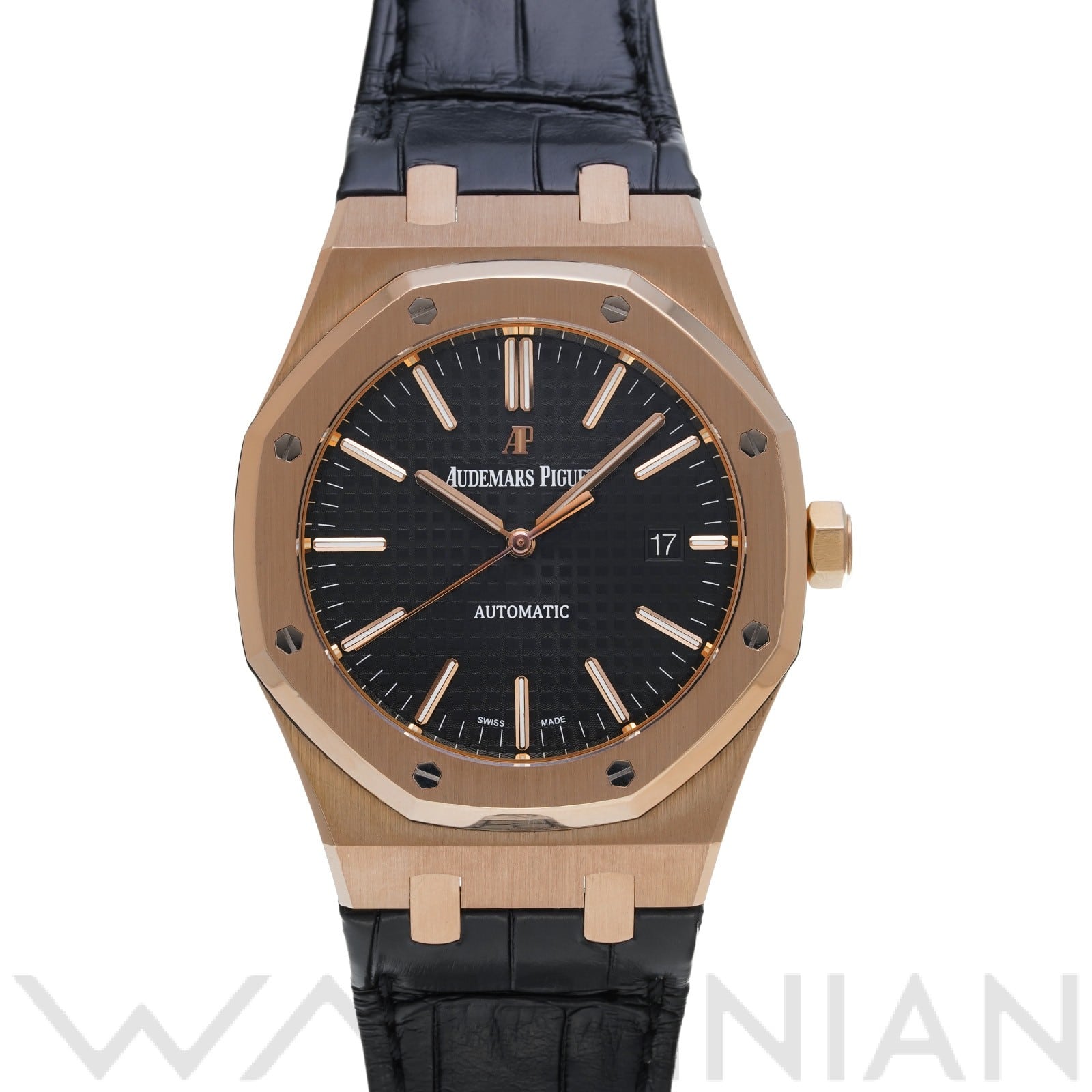 オーデマ ピゲ ロイヤルオーク 15400OR.OO.D002CR.01 ブラック メンズ 時計 【中古】【wristwatch】