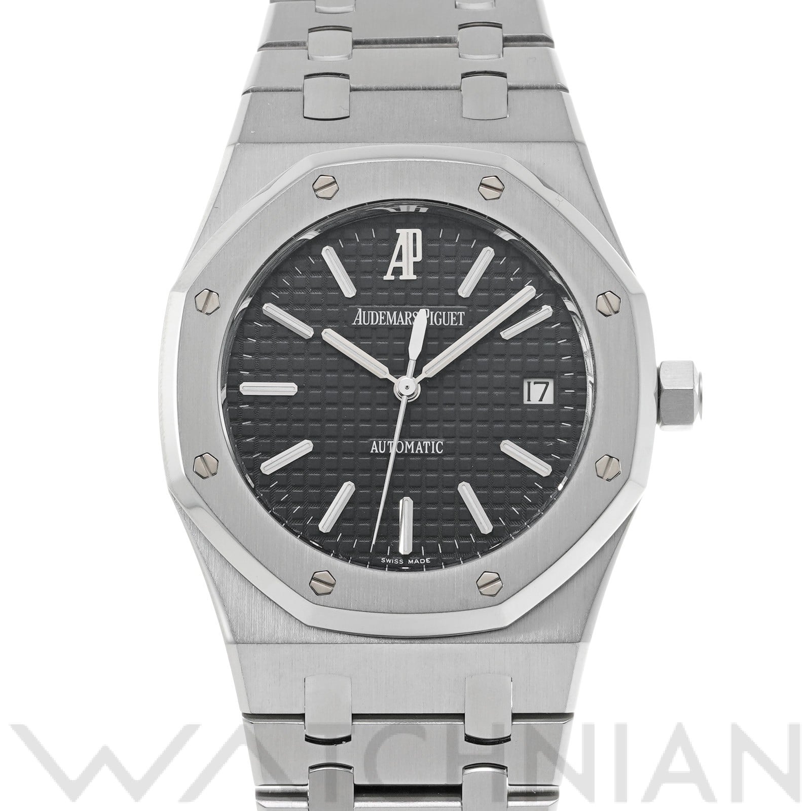 オーデマ ピゲ ロイヤルオーク 15300ST.OO.1220ST.03 ブラック メンズ 時計 【中古】【wristwatch】