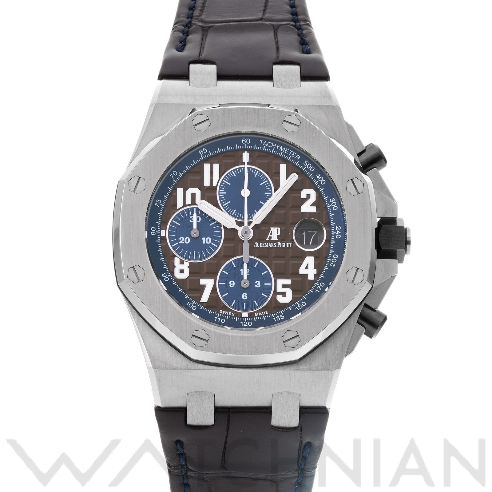 オーデマ ピゲ ロイヤルオーク オフショア クロノグラフ 26470ST.OO.A099CR.01 ブラウン/ブルー メンズ 時計 【中古】【wristwatch】