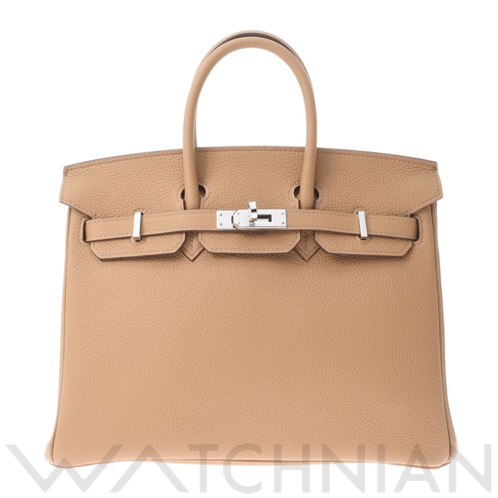 バーキン 25 ビスキュイ/パラジウム金具 トゴ HERMES エルメス レディース 【新品】