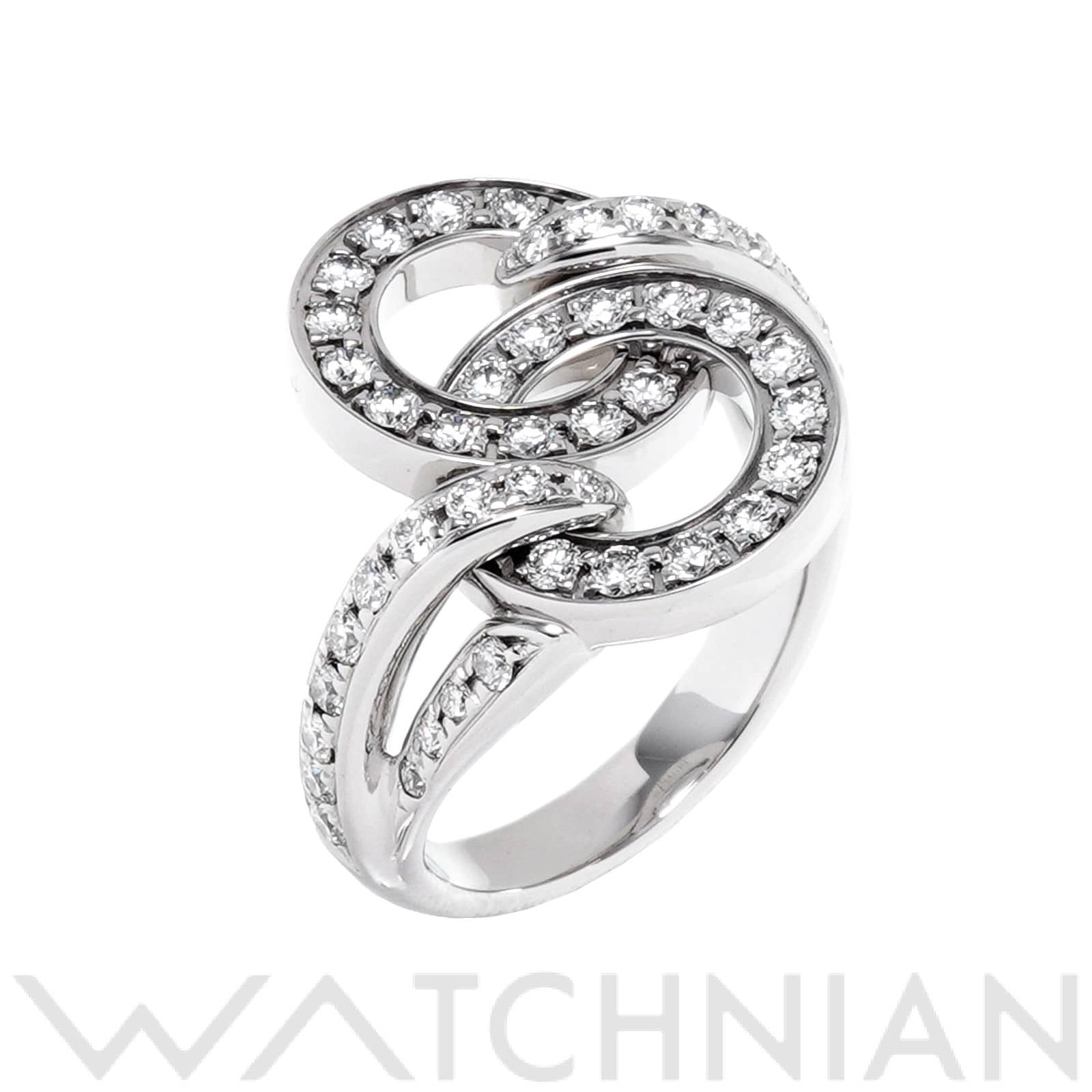 ピアジェ フラットポセション リング　＃50(約10号) G34PQ950 K18ホワイトゴールド WG/ダイヤモンド レディース ジュエリー 【中古】【jewelry】