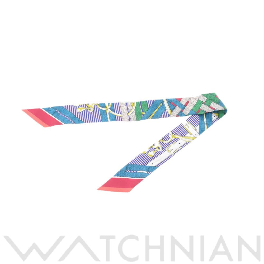 エルメス トゥイリ― Mors a Jouets Chemise 2019AW マルチカラー シルク100％ レディース 【中古】【other】