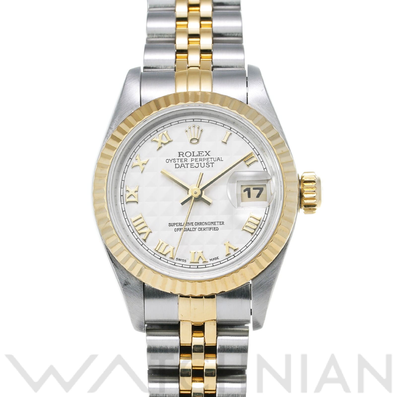 ロレックス デイトジャスト 26 69173 アイボリーコンピュータ レディース 時計 【中古】【wristwatch】