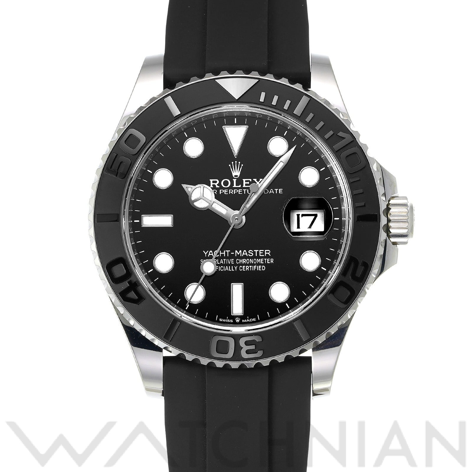 ヨットマスター 42 226659 ランダムシリアル ブラック ロレックス ROLEX メンズ 【中古】