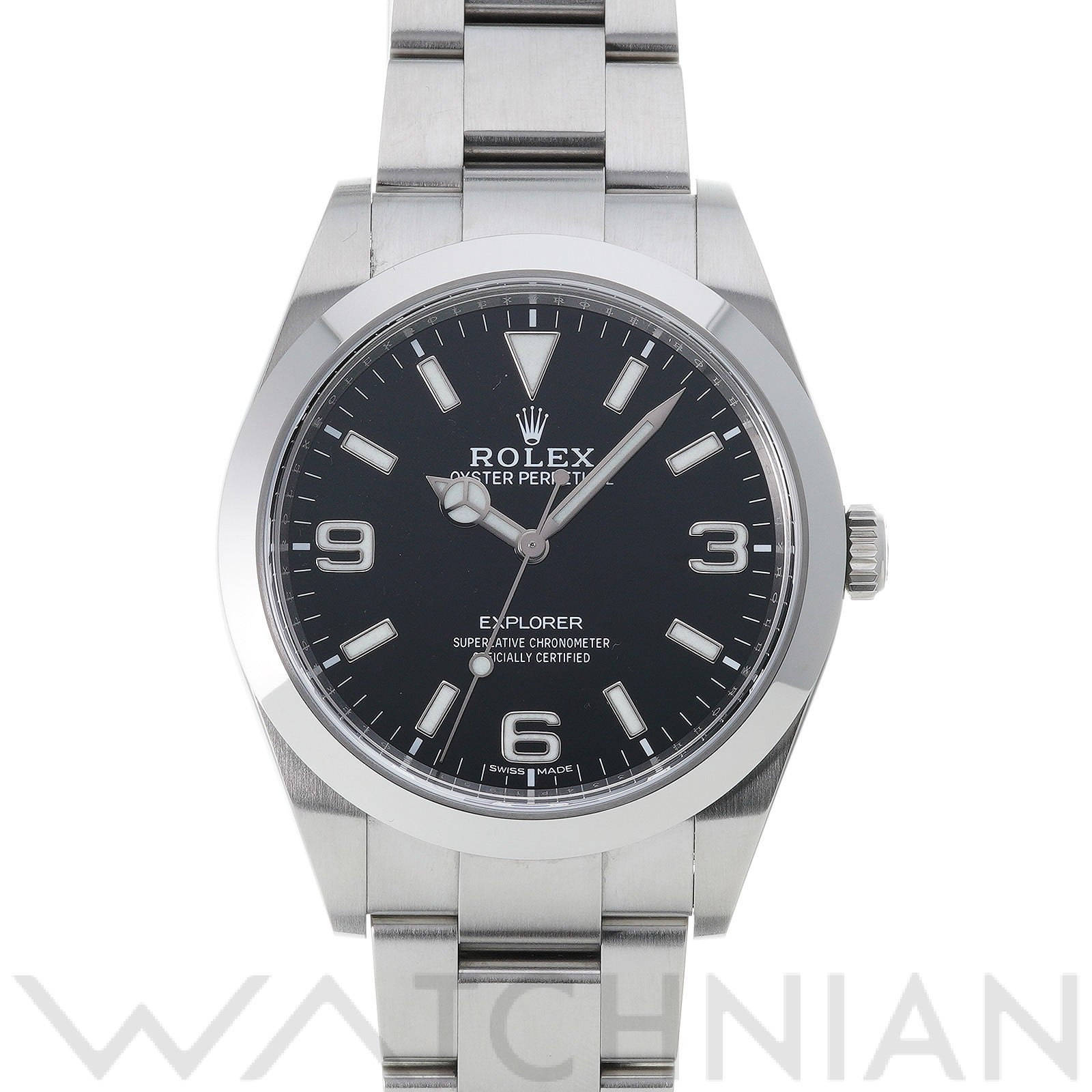 ロレックス エクスプローラー 214270 ブラック メンズ 時計 【中古】【wristwatch】