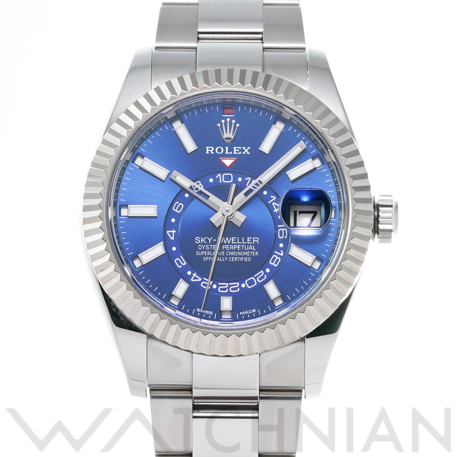 スカイドゥエラー 326934 ランダムシリアル ブライトブルー ロレックス ROLEX メンズ 【中古】