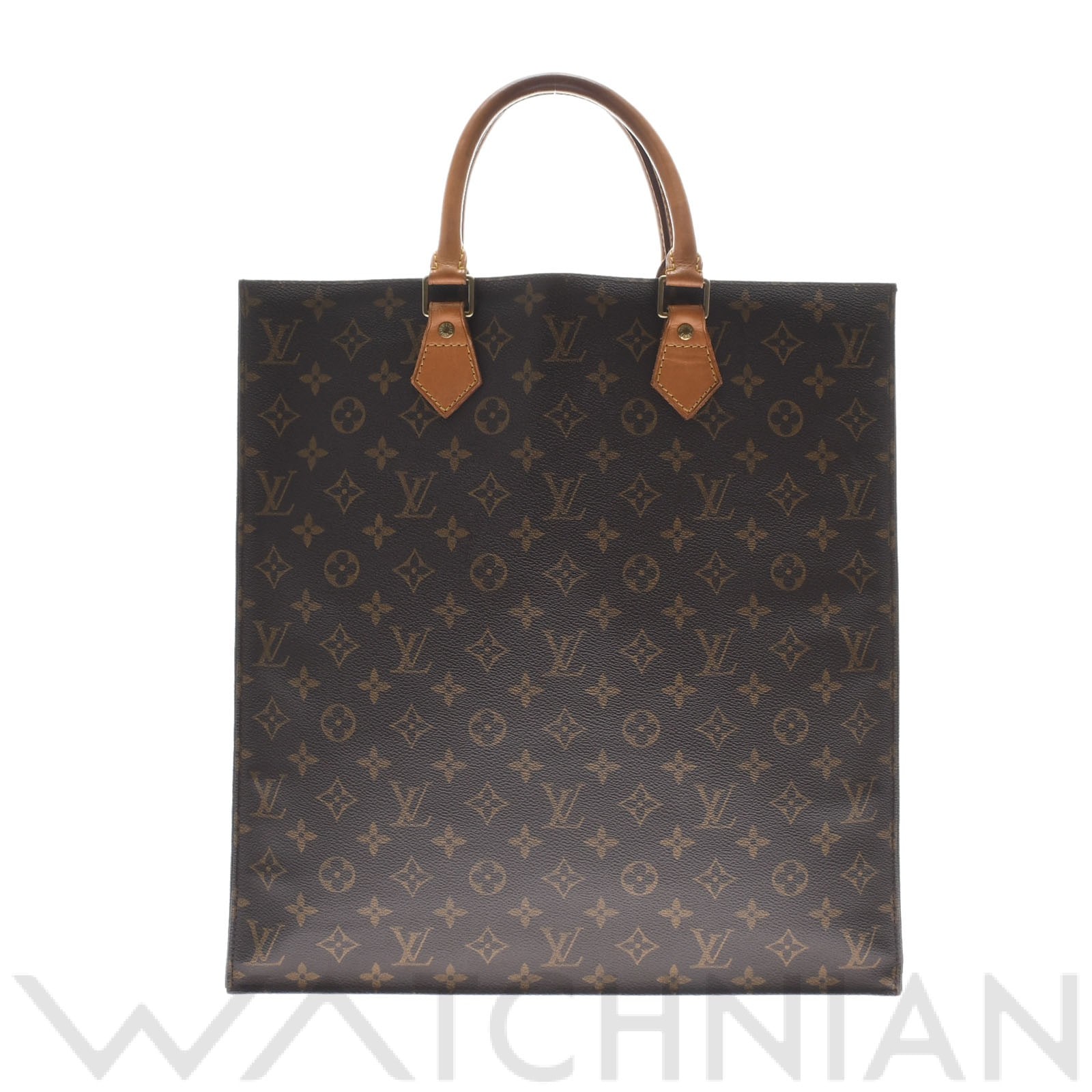 Monogram Sac Pla Brown M51140 Monogram 帆布/Nume 皮革 LOUIS沃驰霓安中性 [二手]：品牌包 |  WATCHNIAN官方網上商店/前一风骑士