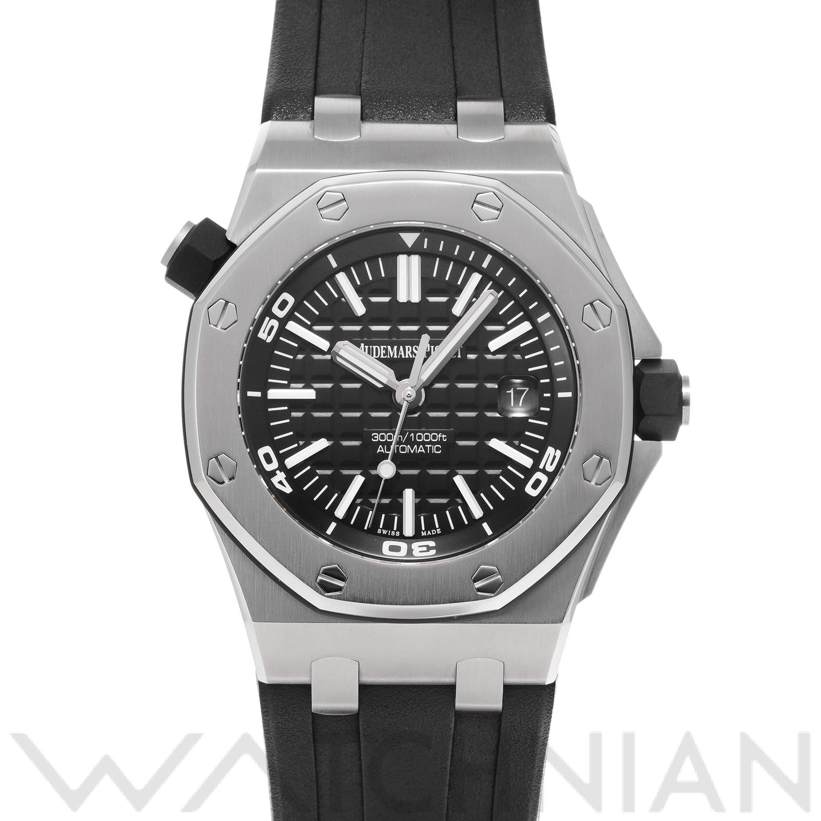 オーデマ ピゲ ロイヤルオーク オフショア ダイバー 15710ST.OO.A002CA.01 ブラック メンズ 時計 【中古】【wristwatch】