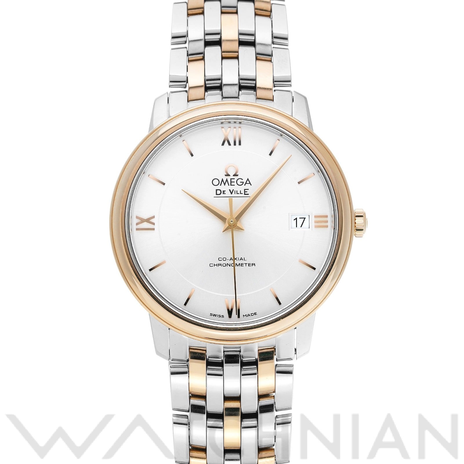 オメガ / OMEGA デ・ヴィル コーアクシャル クロノメーター 424.20.37.20.02.002 シルバー メンズ 時計 【中古】【wristwatch】