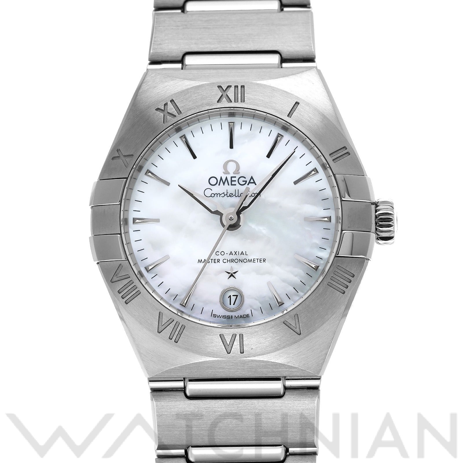 オメガ / OMEGA コンステレーション マンハッタン コーアクシャル マスタークロノメーター 29ミリ 131.10.29.20.05.001 ホワイトシェル レディース 時計 【中古】【wristwatch】