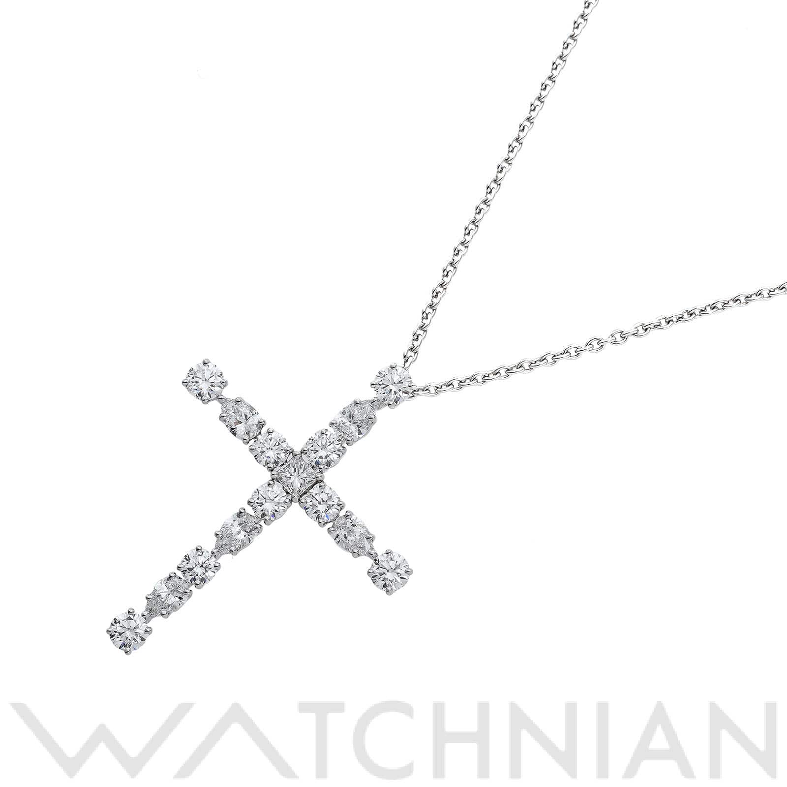 ハリー ウィンストン マドンナ クロス  ペンダント ネックレス スモール PEDPREMSMS Pt950プラチナ/ダイヤモンド レディース ジュエリー 【中古】【jewelry】