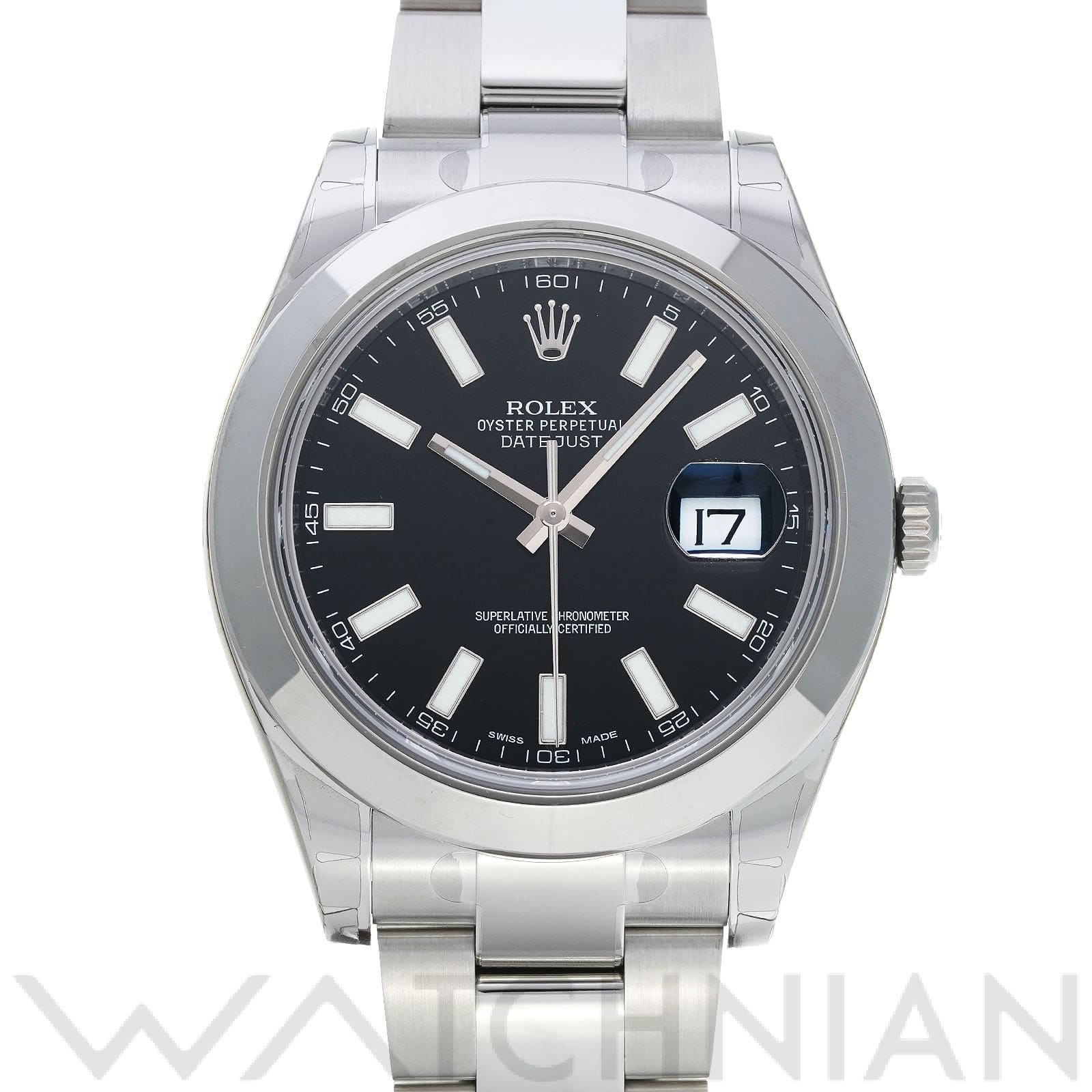 ロレックス デイトジャストII 116300 ブラック メンズ 時計 【未使用】【wristwatch】